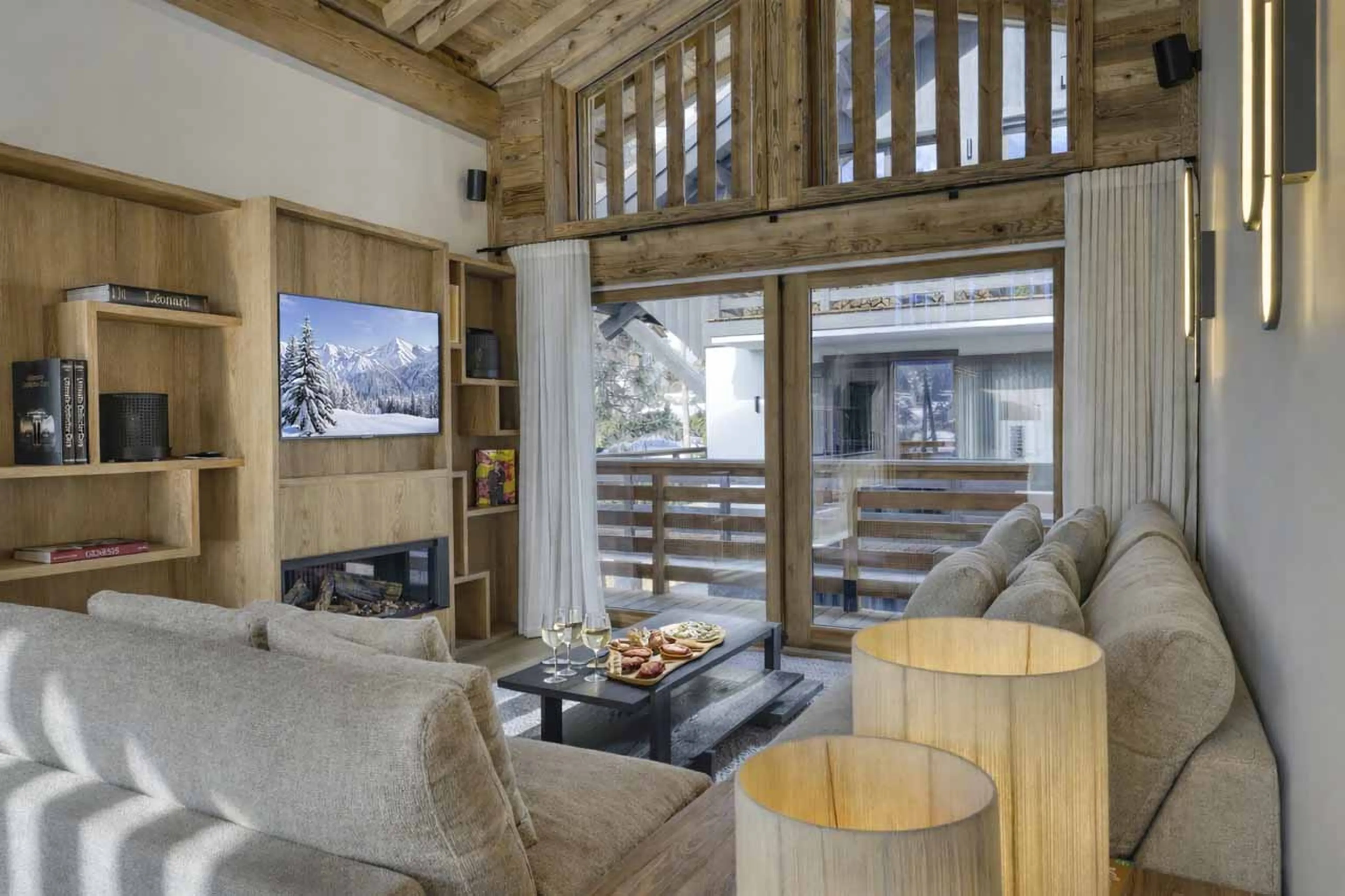 Annexe living area at Chalet Altai in Megeve