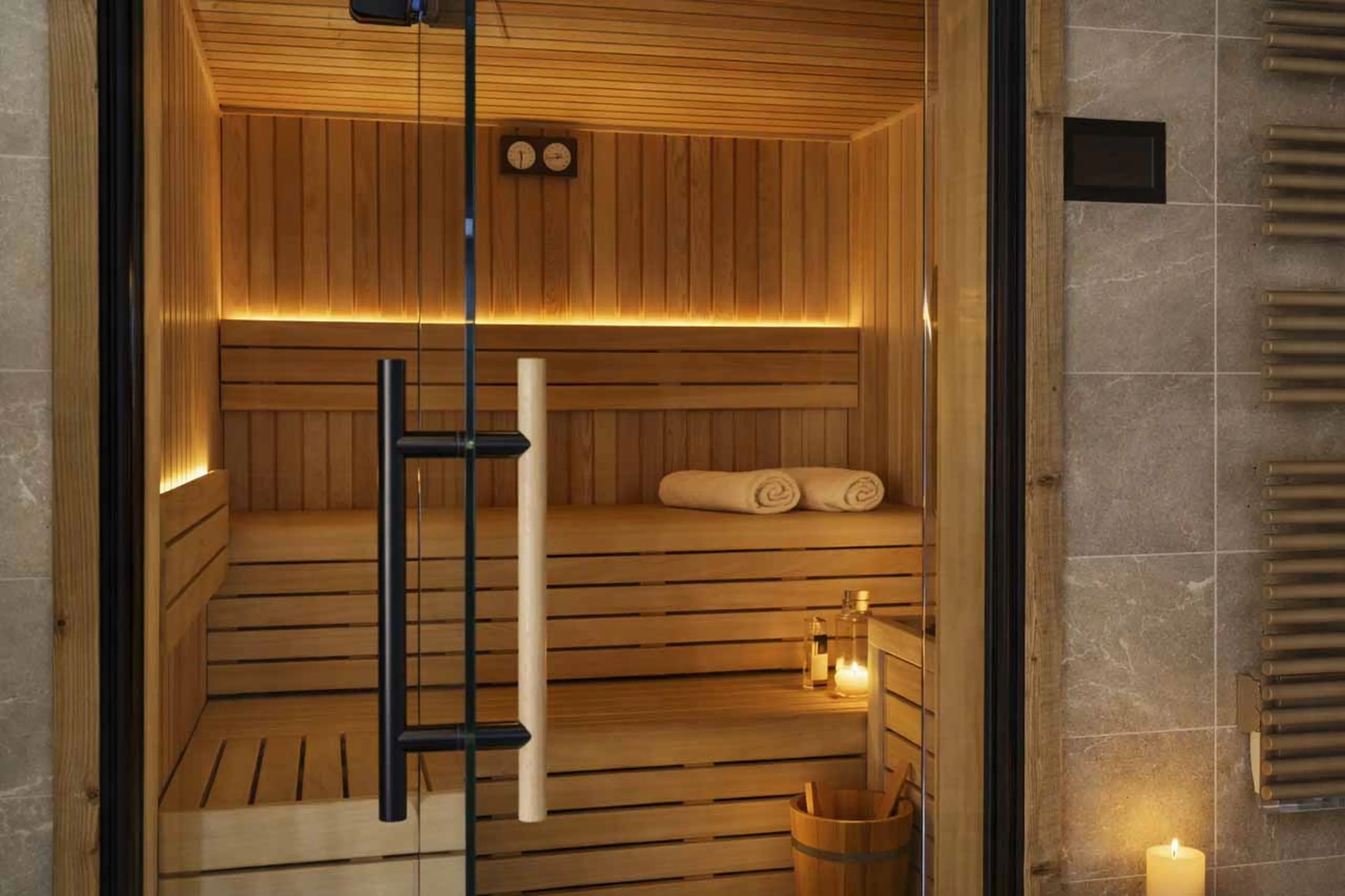 Sauna at Chalet Altai in Megeve