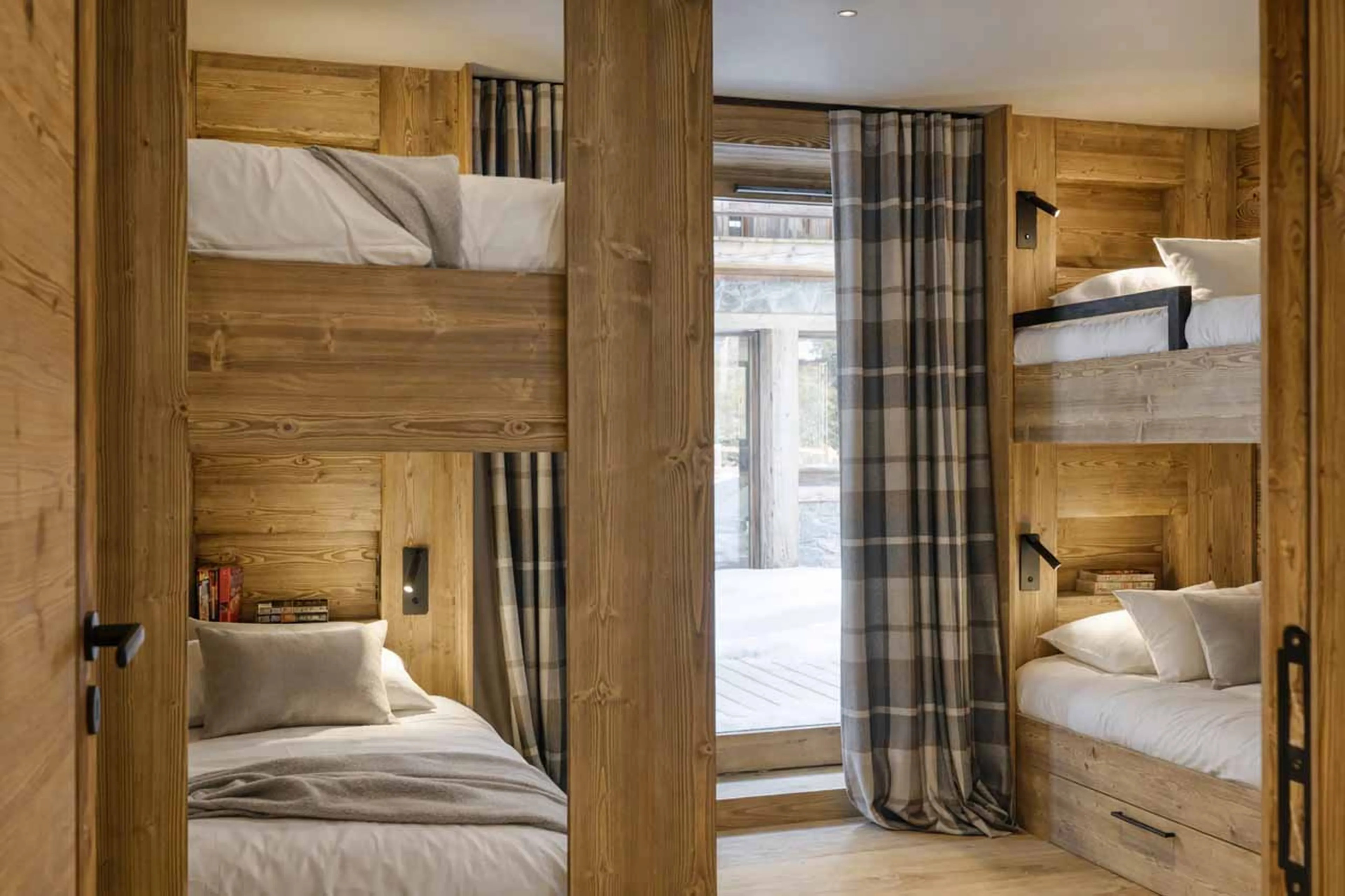 Main chalet bedroom 4 at Chalet Altai in Megeve