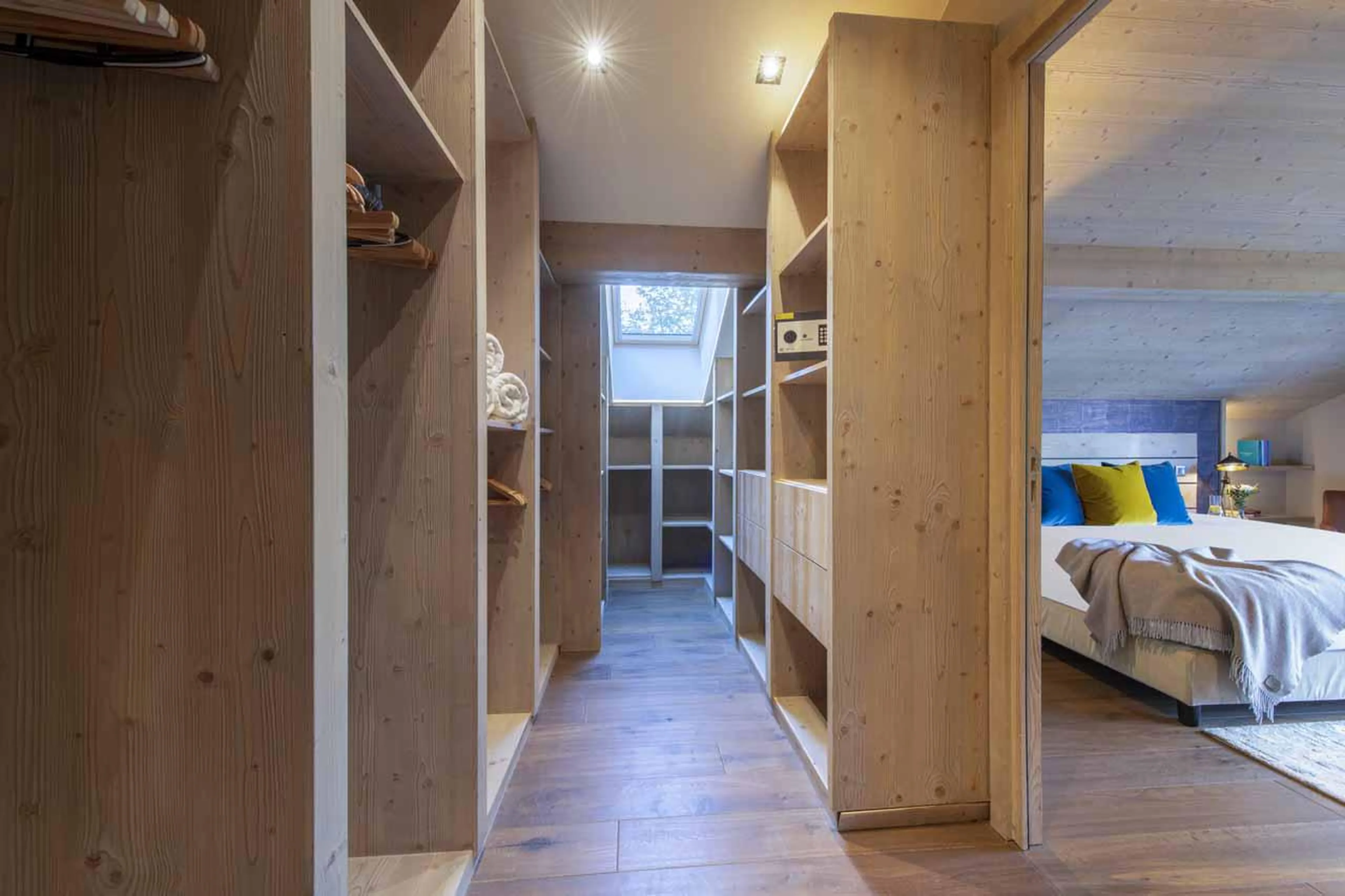 Dressing area at Chalet Altius in Meribel