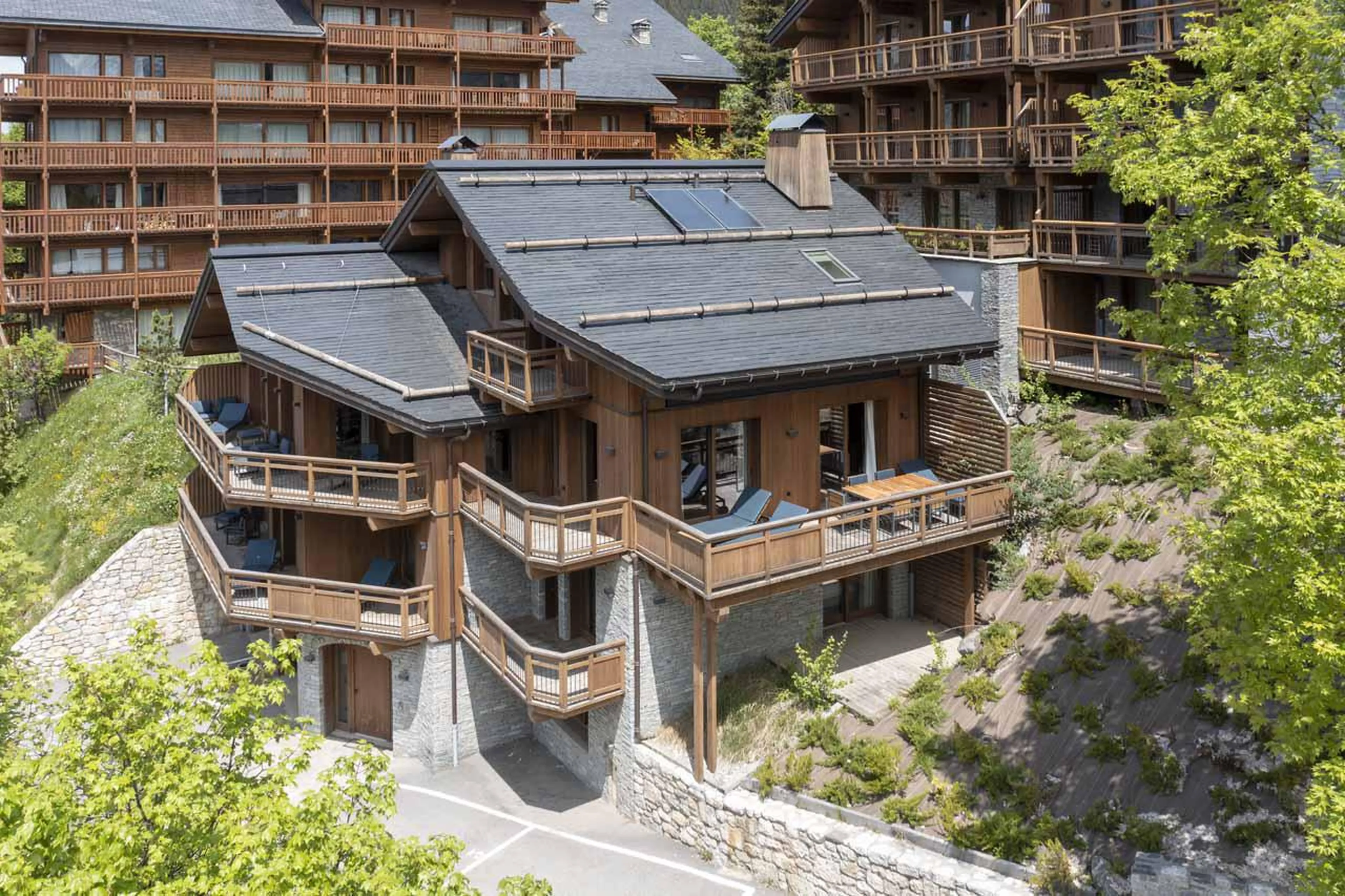 Exterior view of Chalet Altius in Meribel