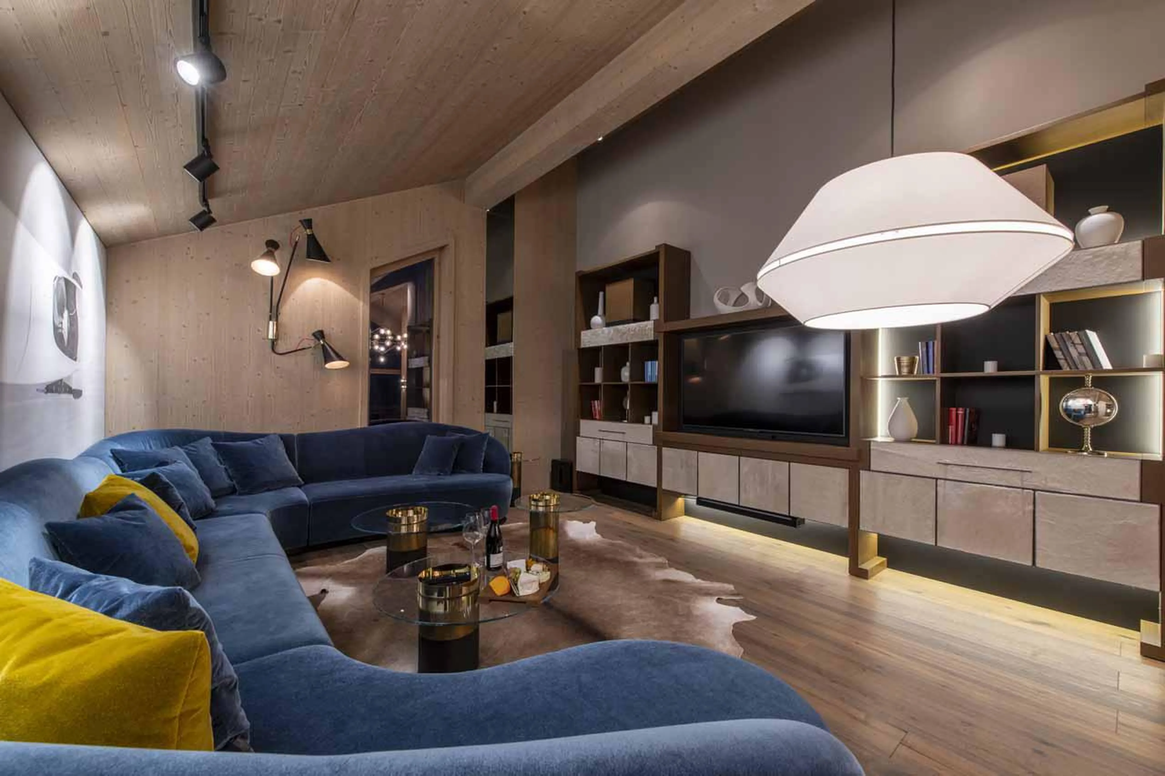 TV lounge at Chalet Altius in Meribel