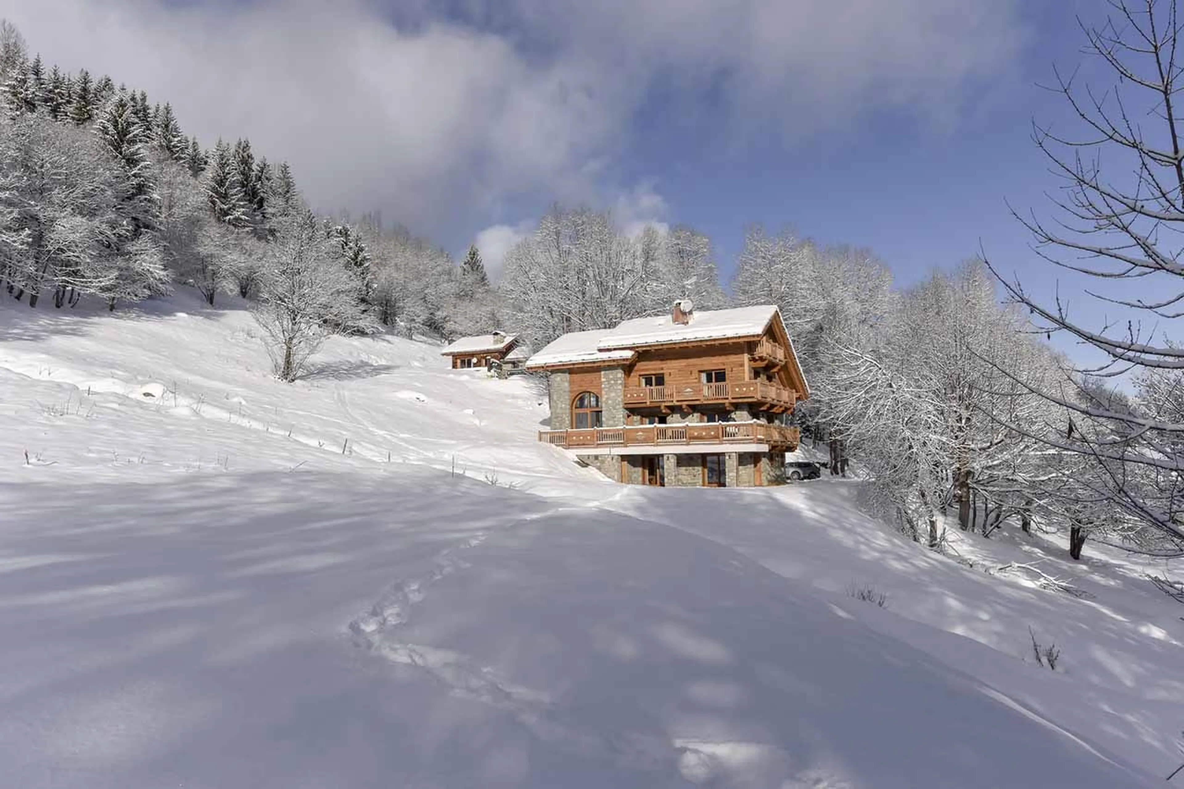 Location of Chalet Alya in Meribel