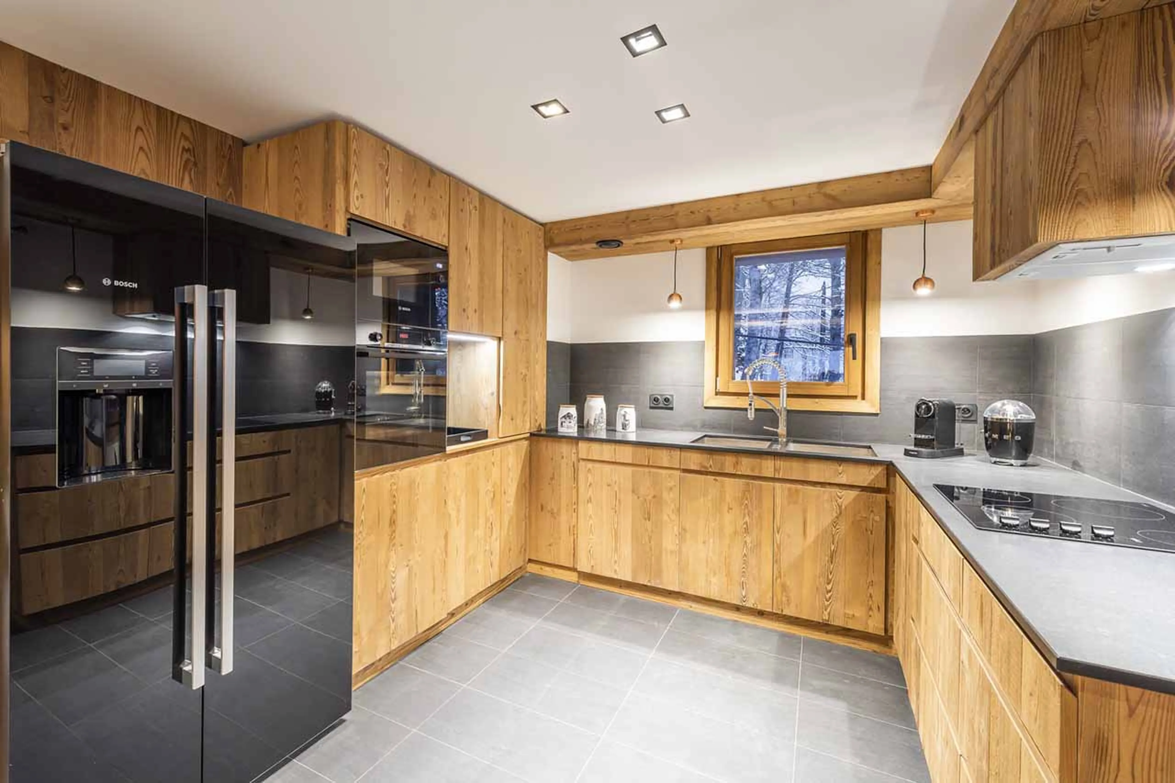 Kitchen at Chalet Alya in Meribel