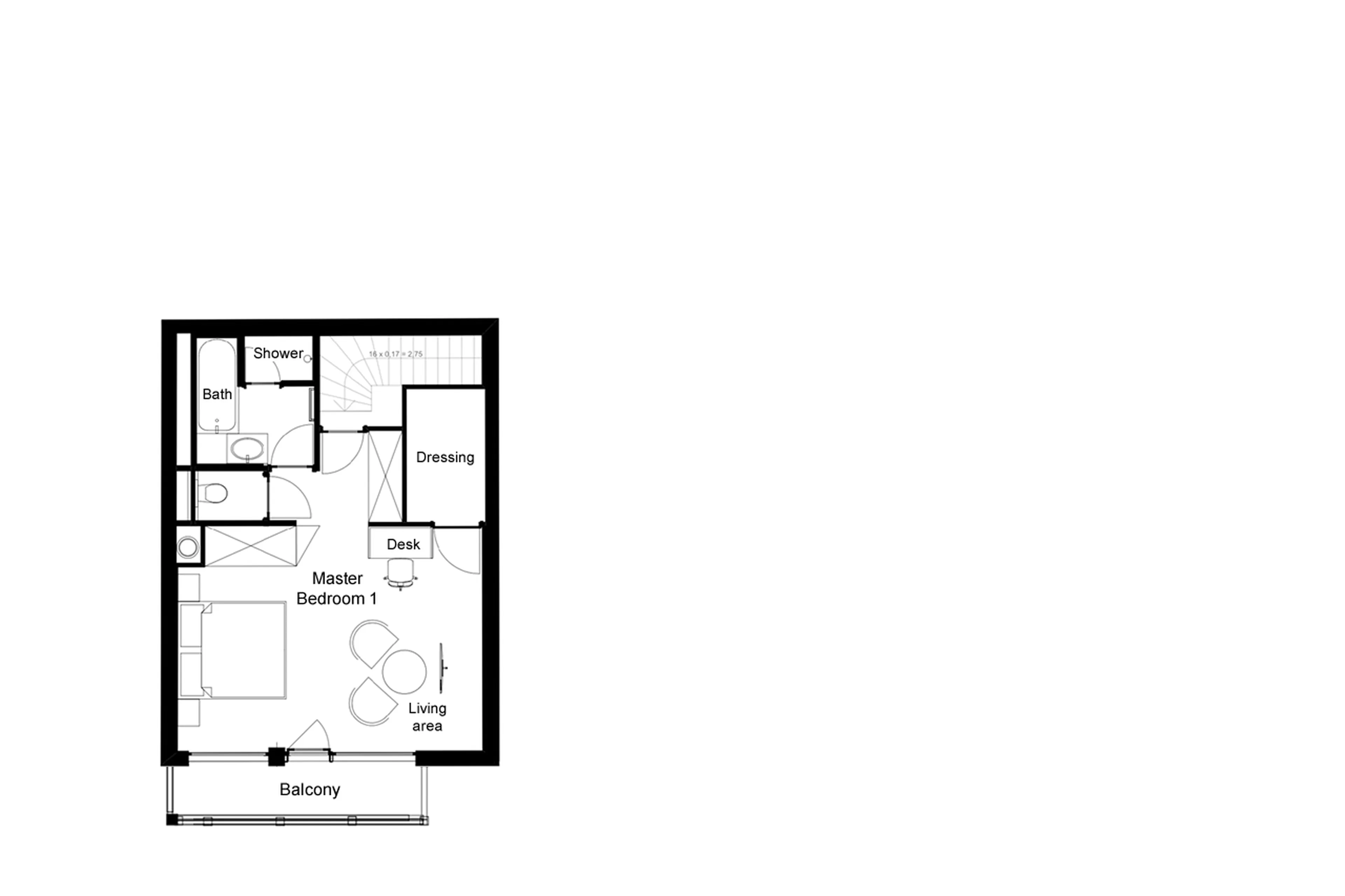 Level 3 of Chalet Alya in Meribel