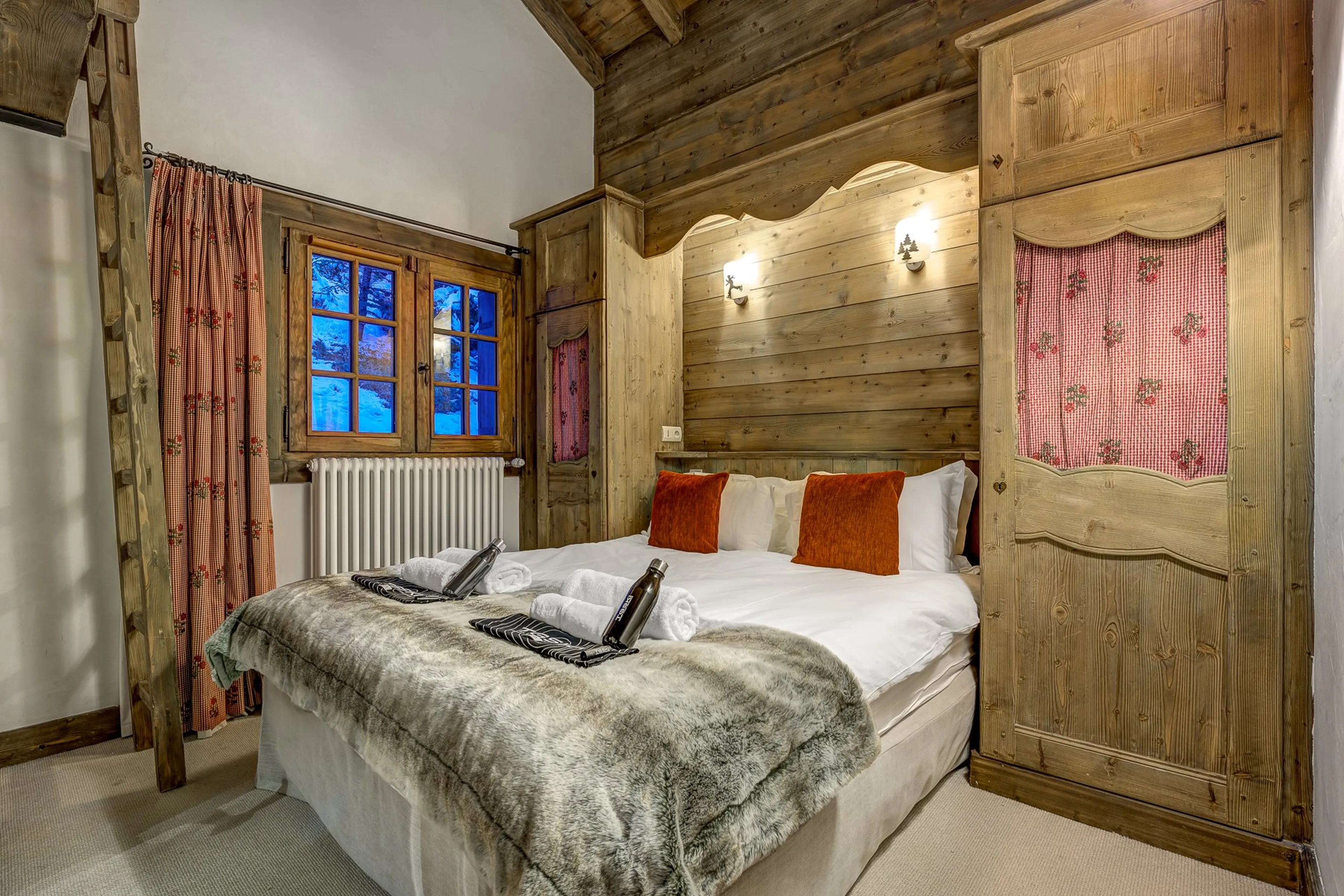 Bedroom four at Chalet Amarena in Meribel