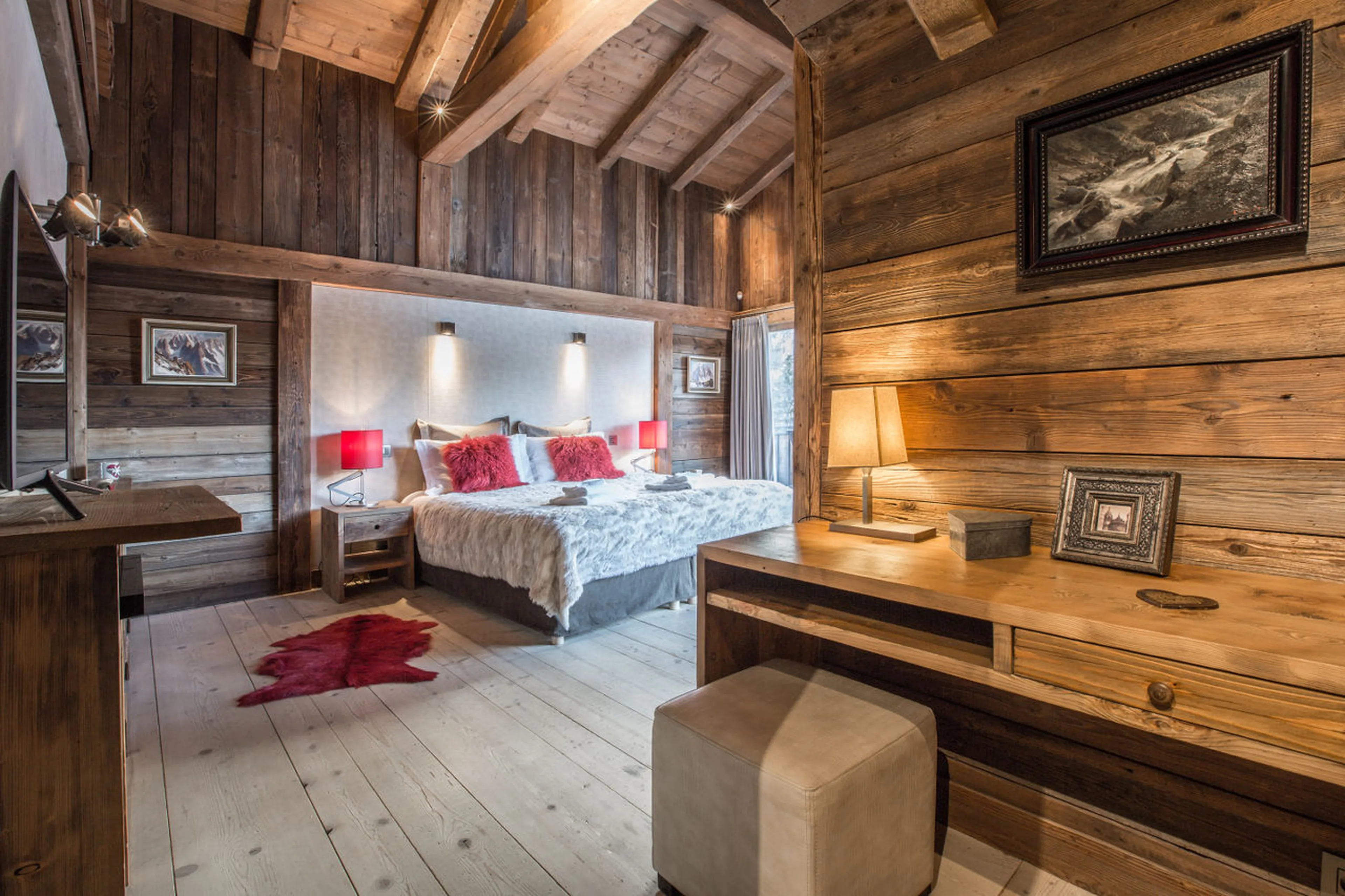 Bedroom one at Chalet Amazon Creek in Chamonix