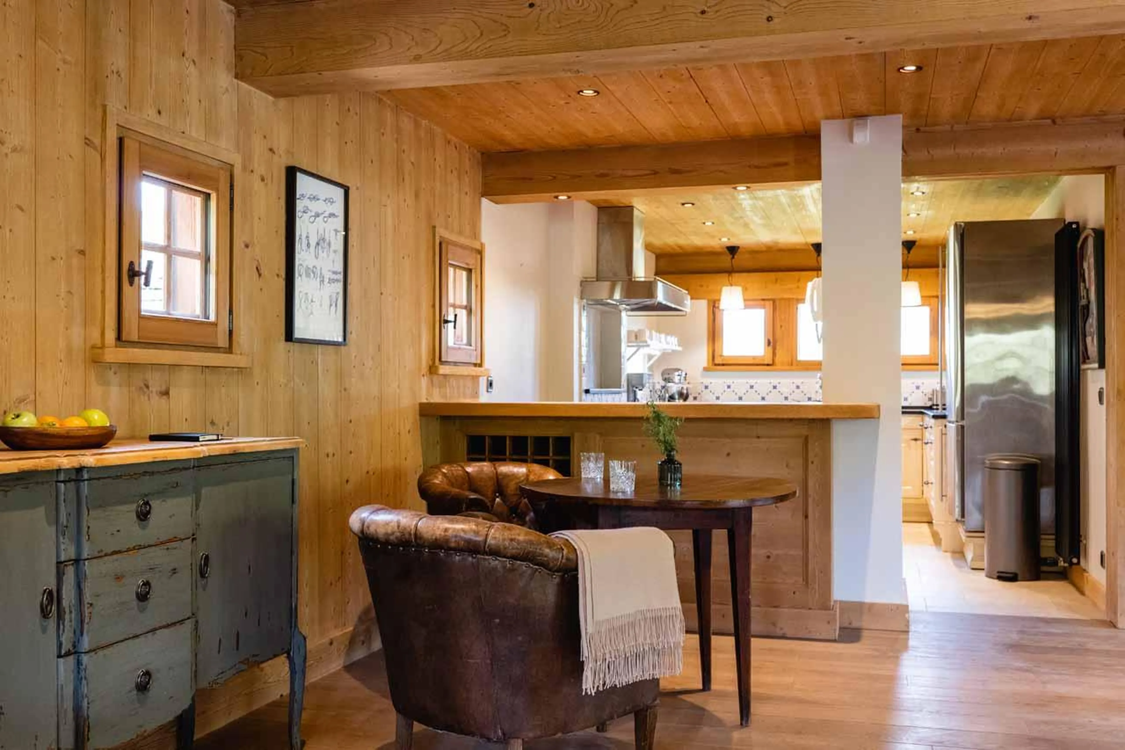 Armchairs in Chalet Ambroise, Megeve