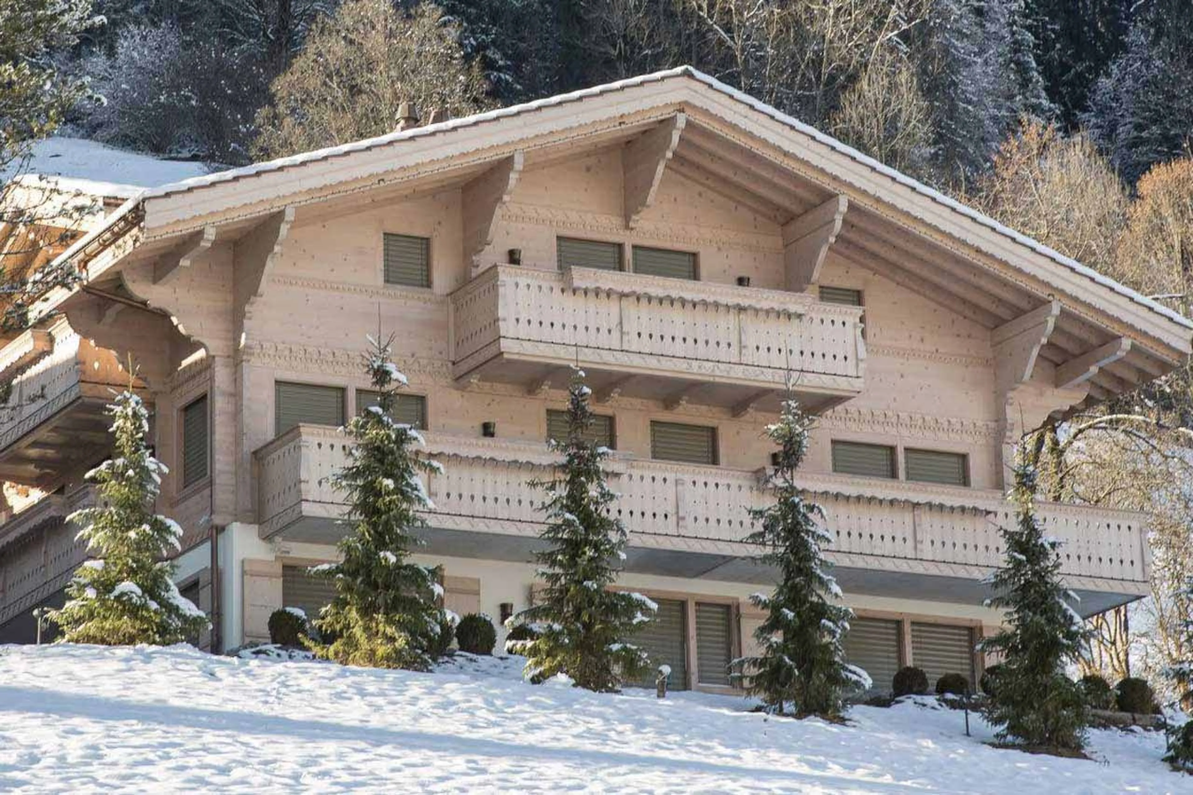 Exterior of Chalet Amorica in Gstaad