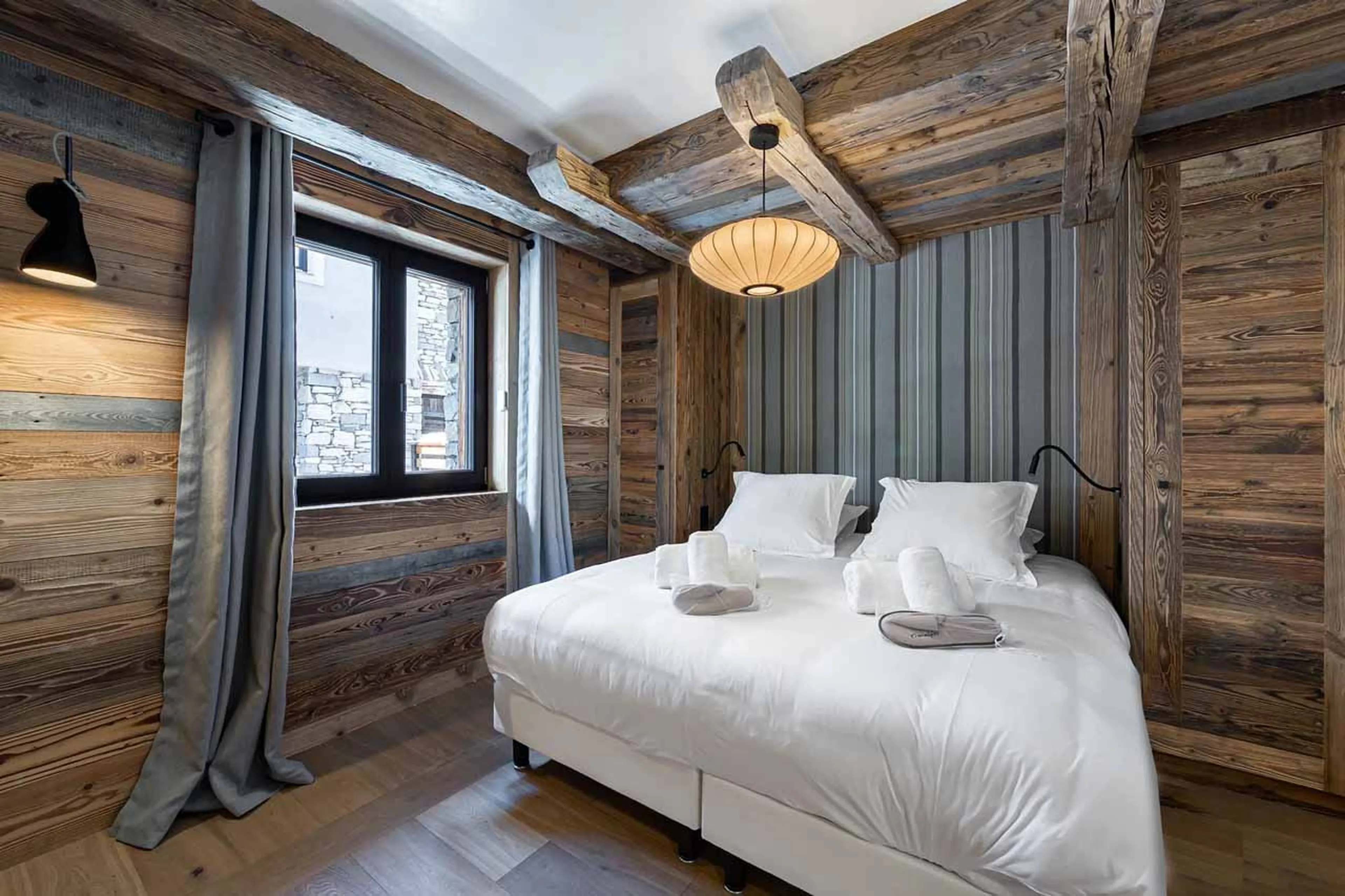 Bedroom two at Chalet Angelus 1 in Val d'Isere