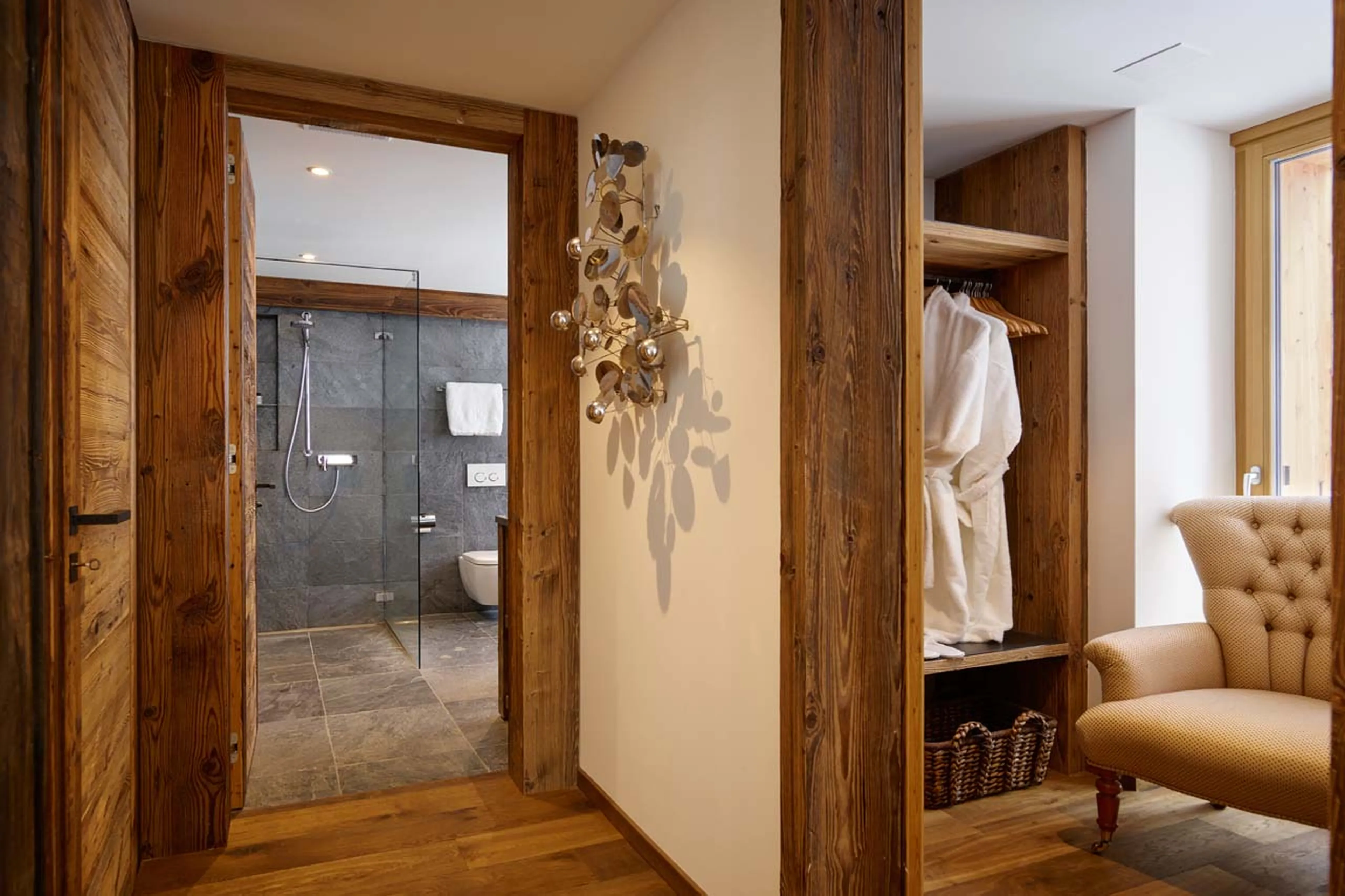 Bathroom two at Chalet Annapurna in Saas Fee