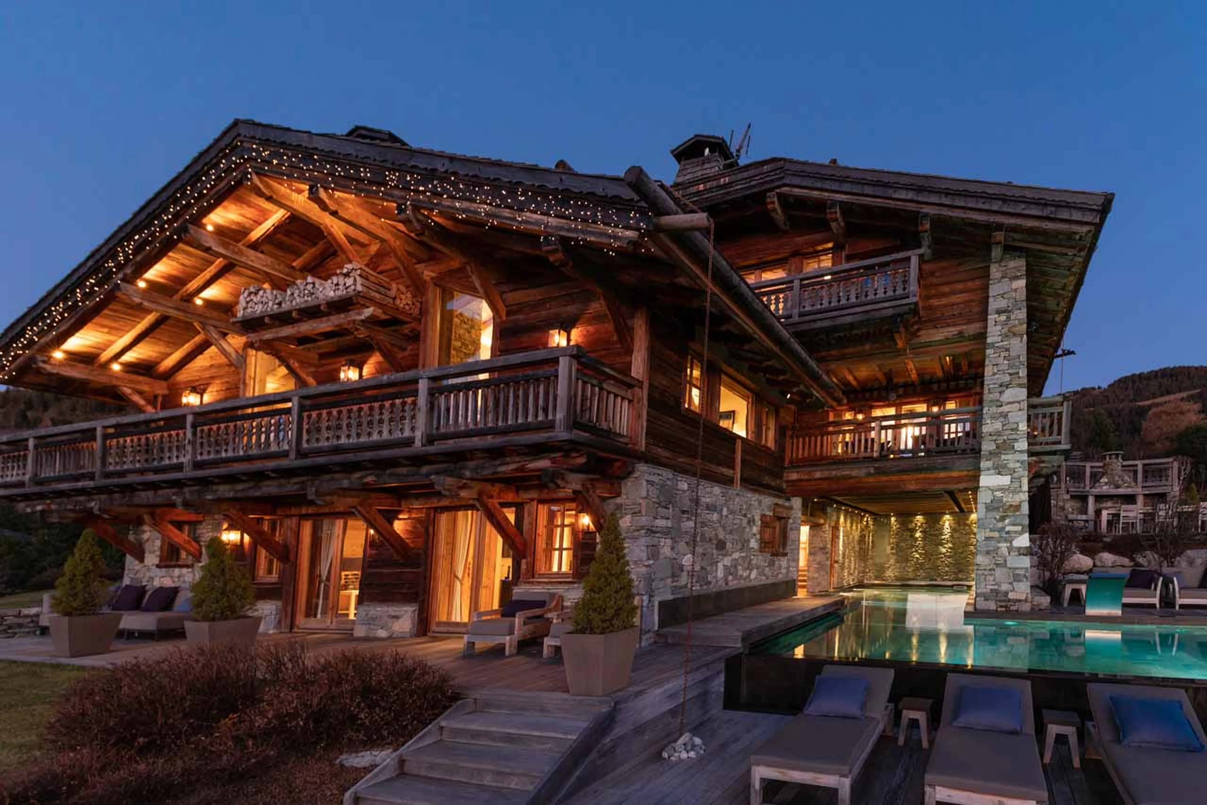 Exterior of Chalet Apicius in Megeve