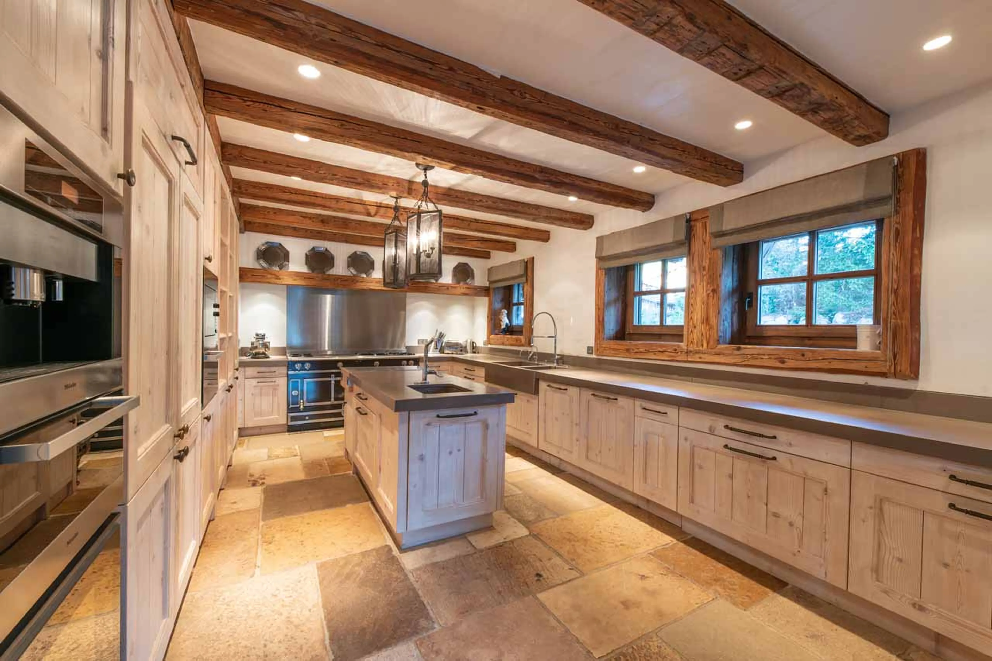 Kitchen at Chalet Apicius in Megeve