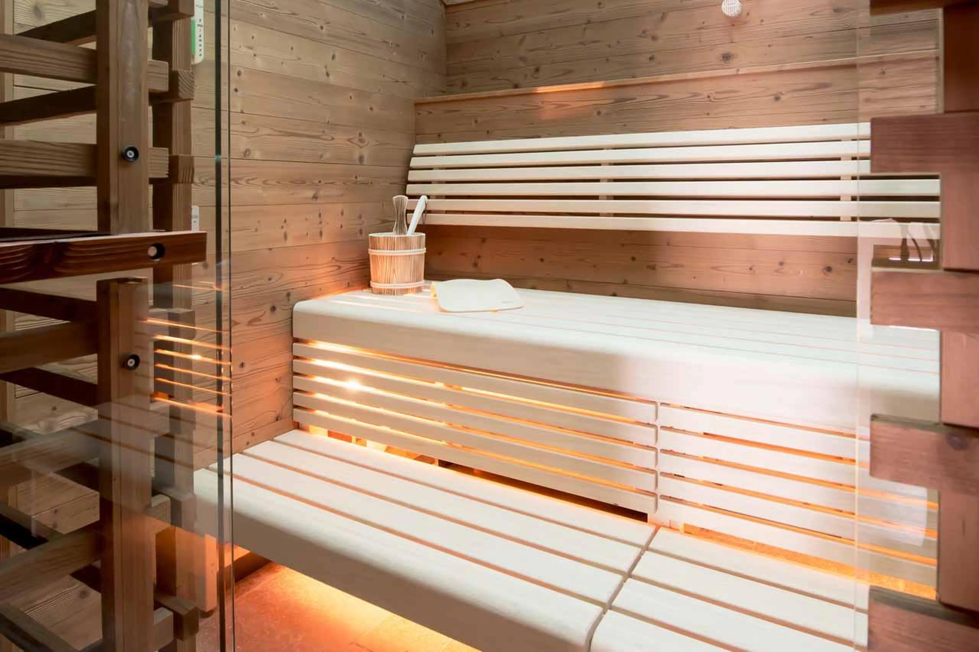 Sauna in Chalet Arlberg, Lech