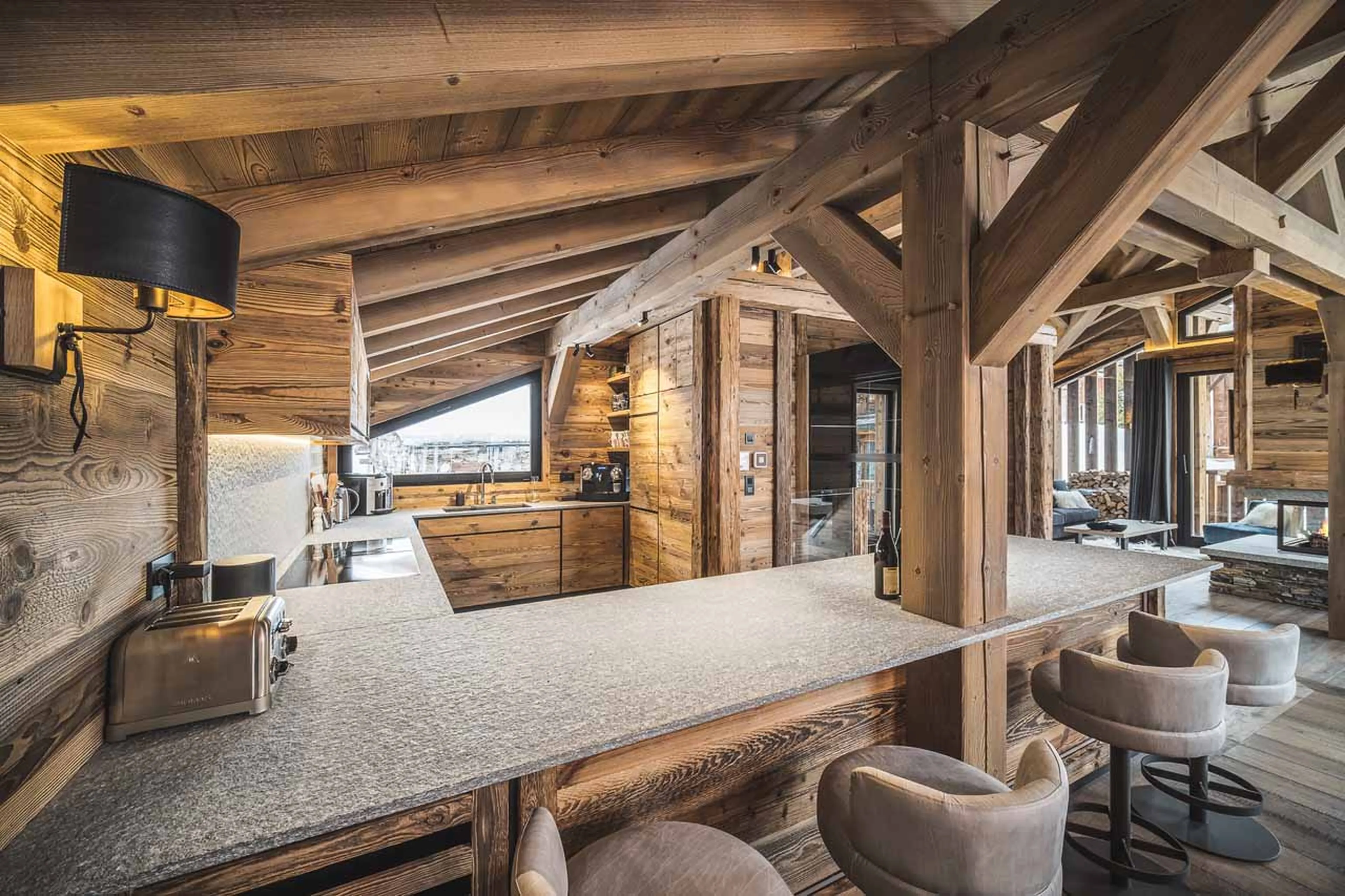 Kitchen at Chalet Arolla in Tignes
