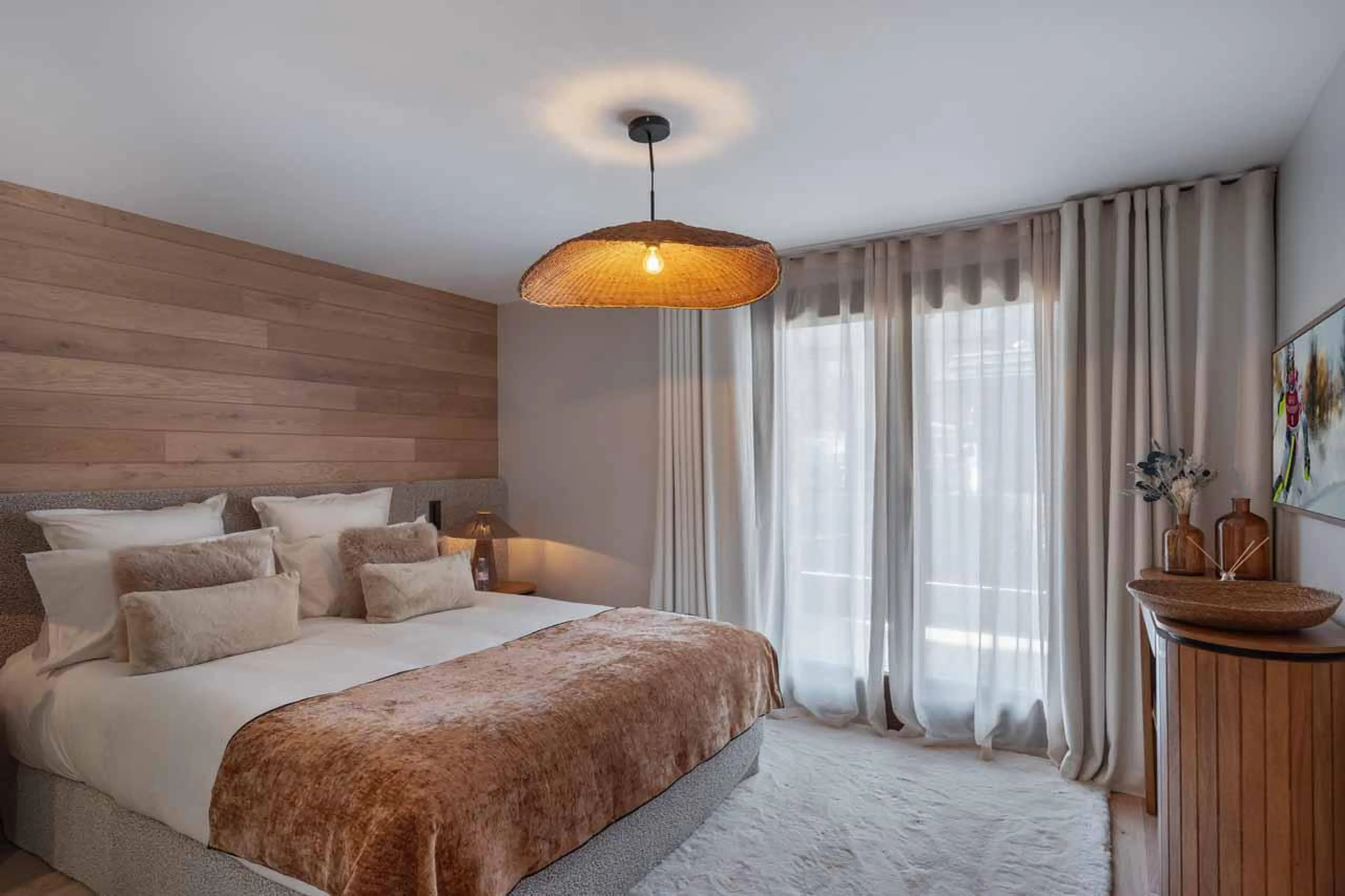 Double bedroom in Chalet Arpont, Courchevel 1650