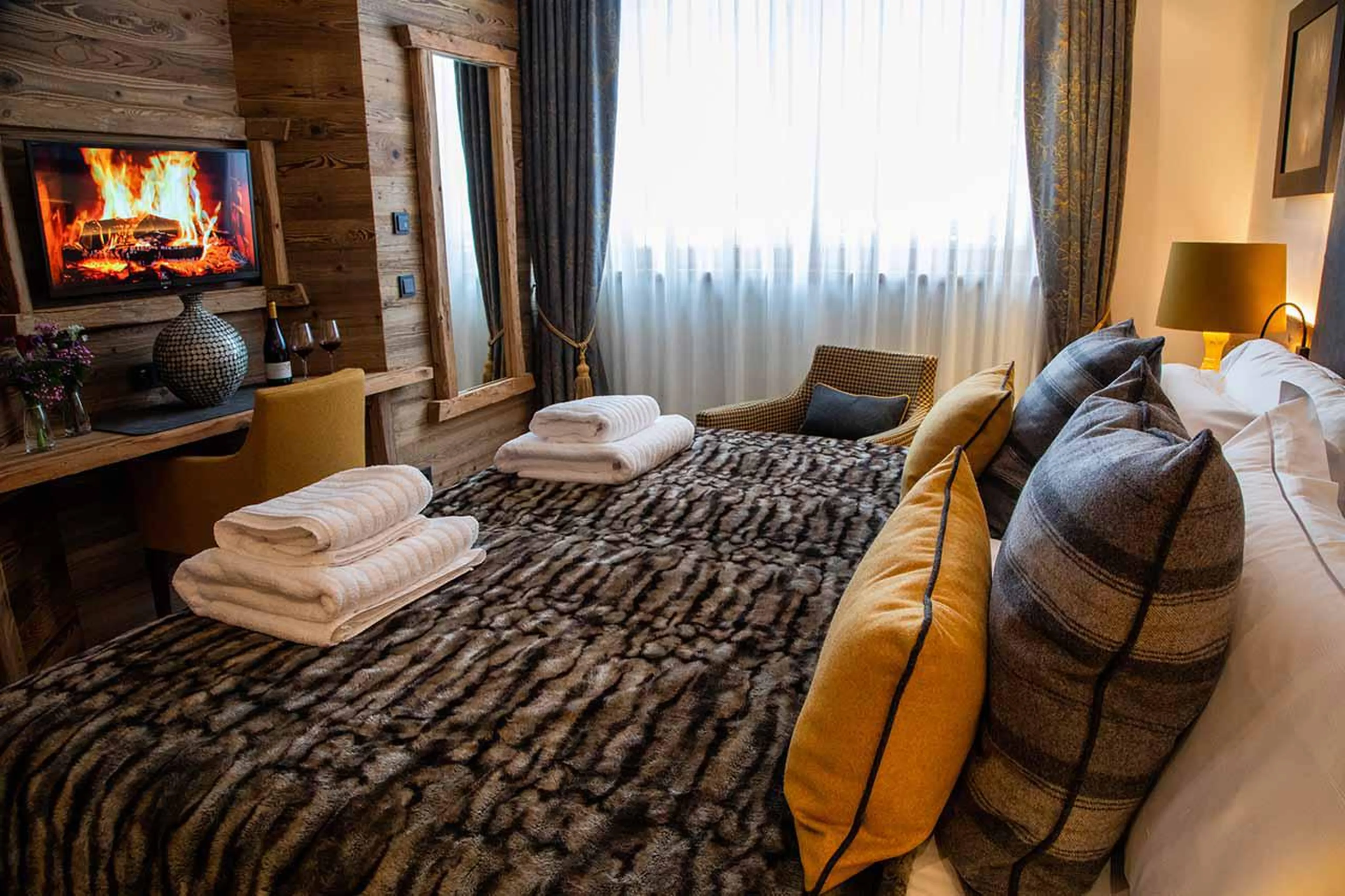Bedroom six at Chalet Artemis in St Anton
