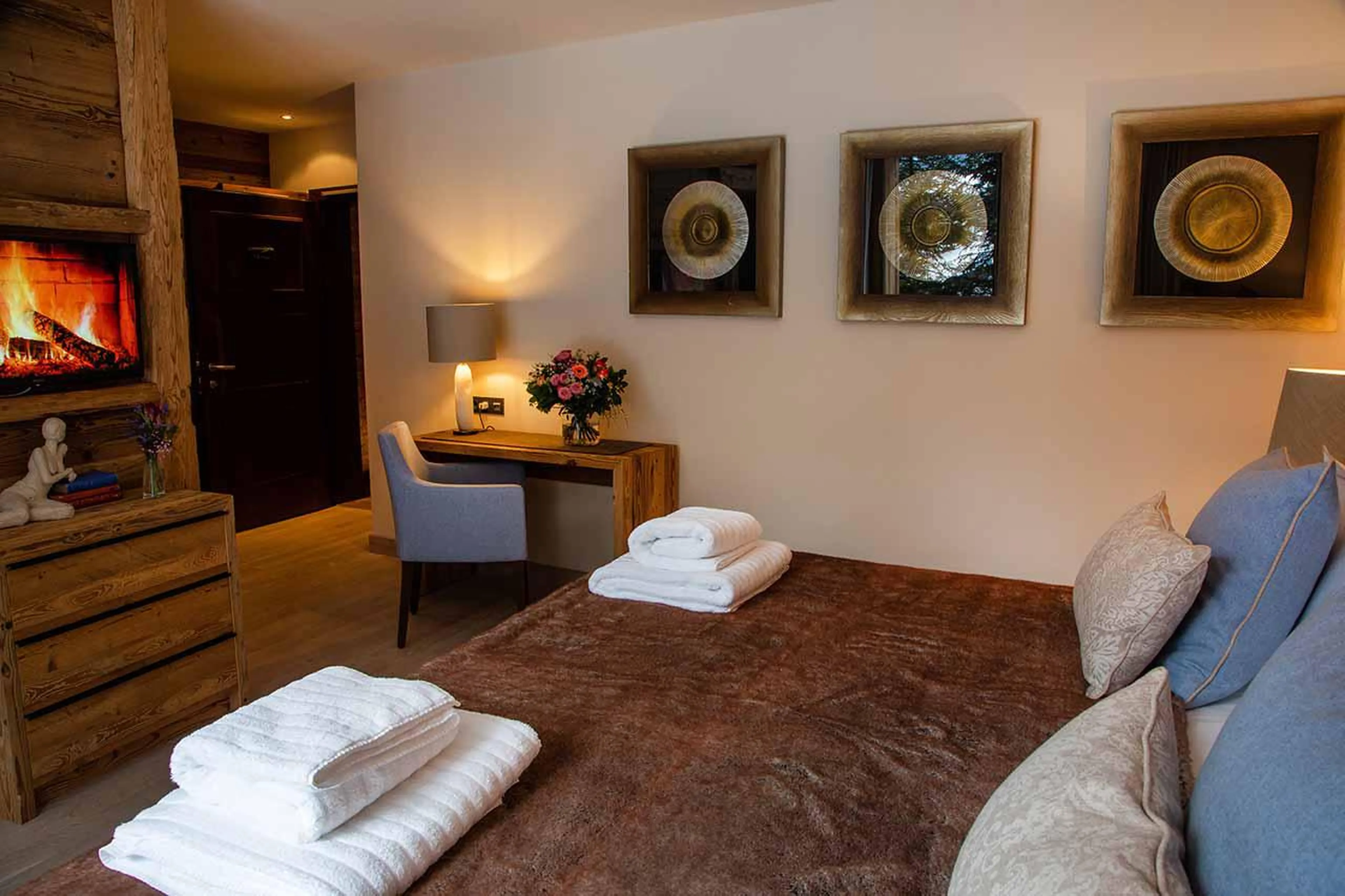 Bedroom five at Chalet Artemis in St Anton