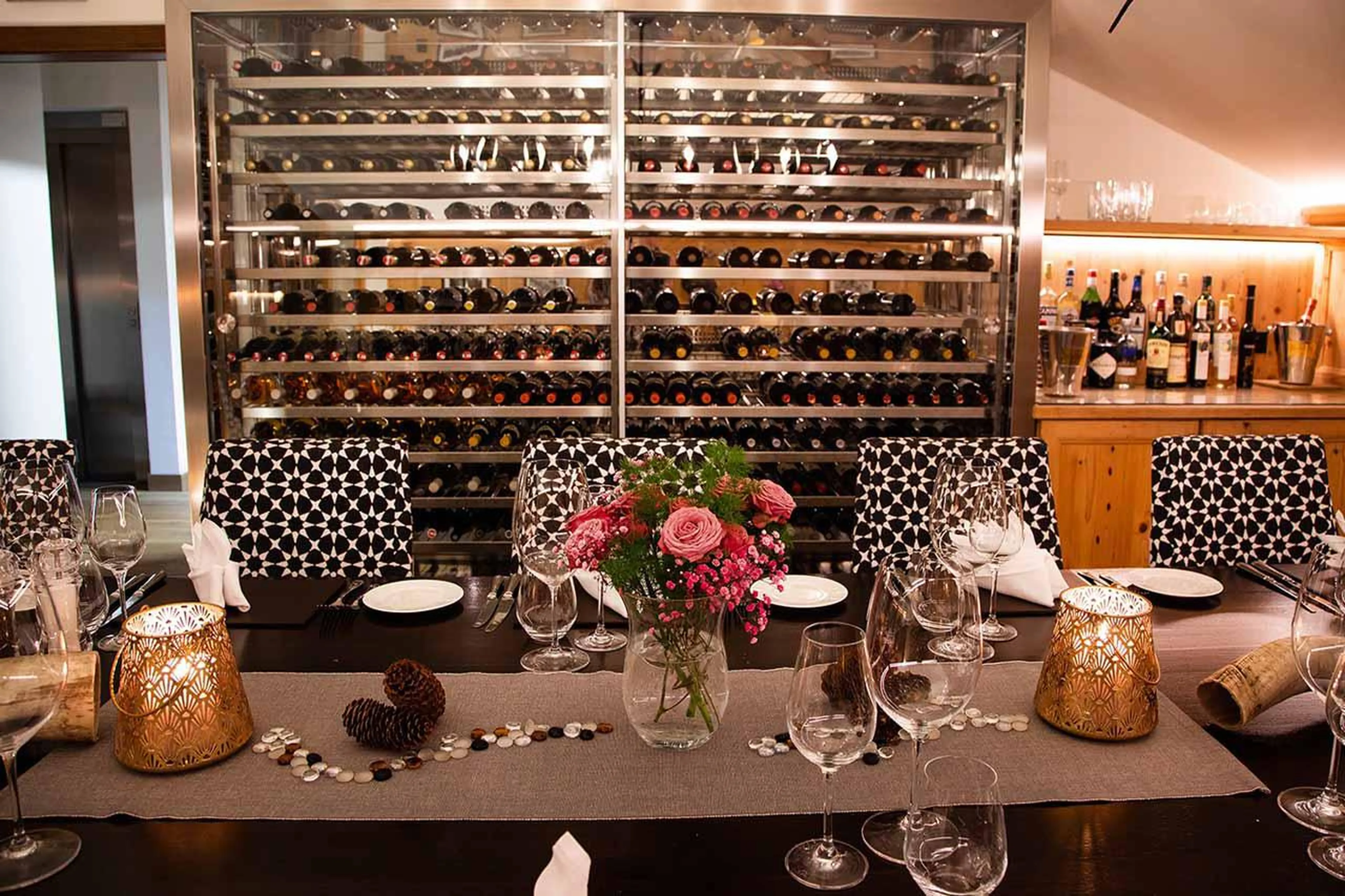 Wine store at Chalet Artemis in St Anton