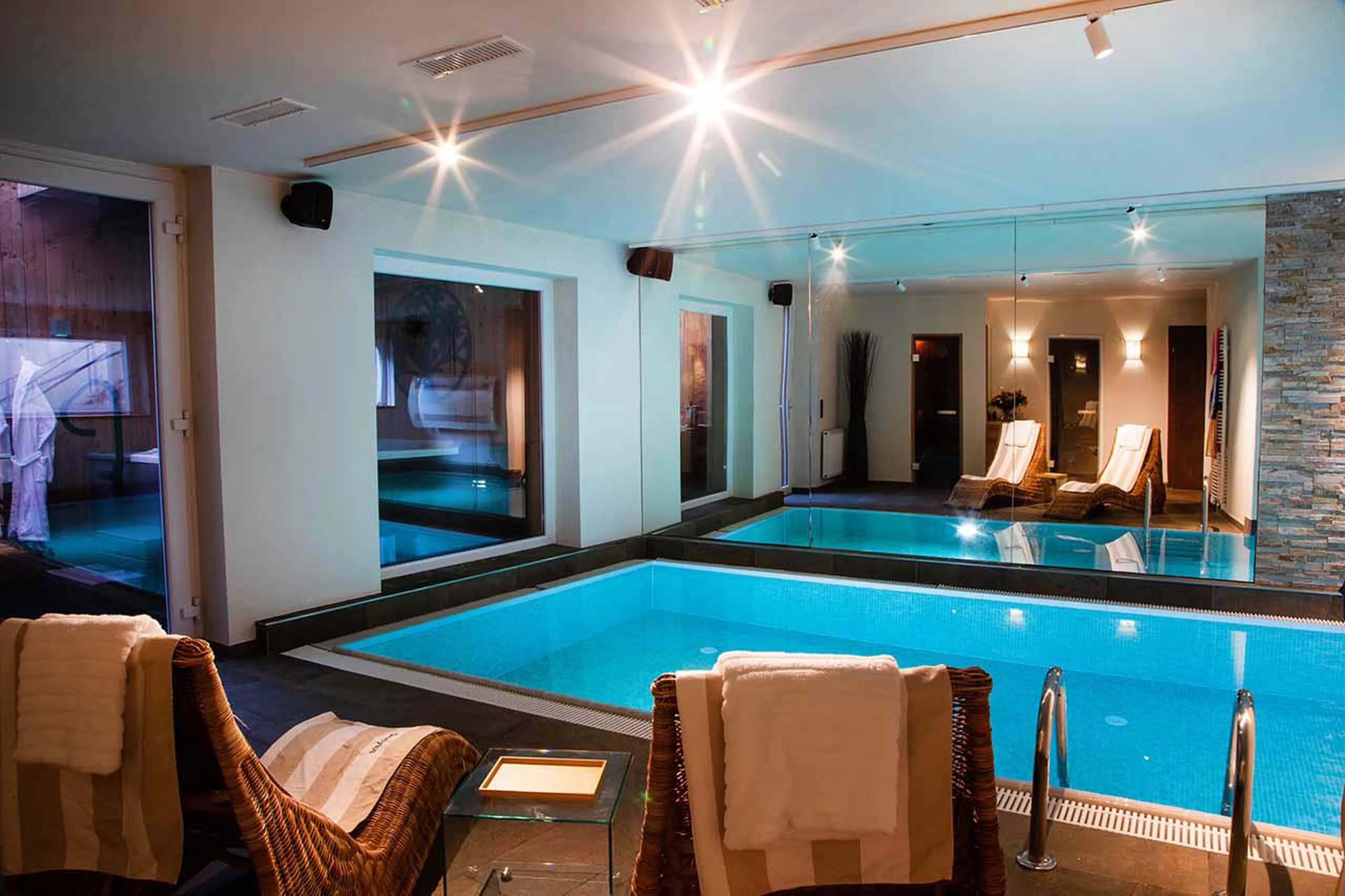 Pool at Chalet Artemis in St Anton