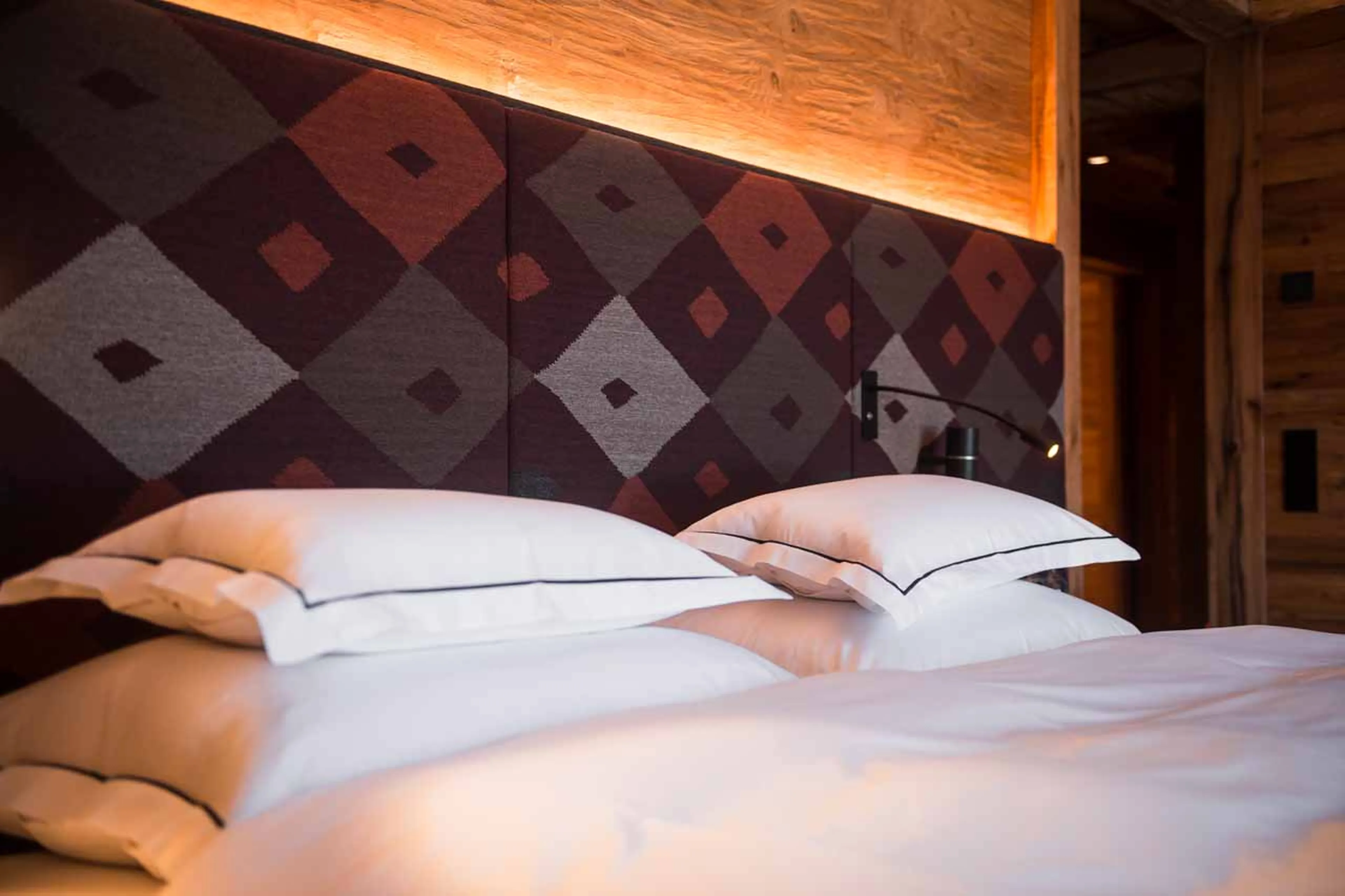 Bedroom three at Chalet Arula 2 in Lech