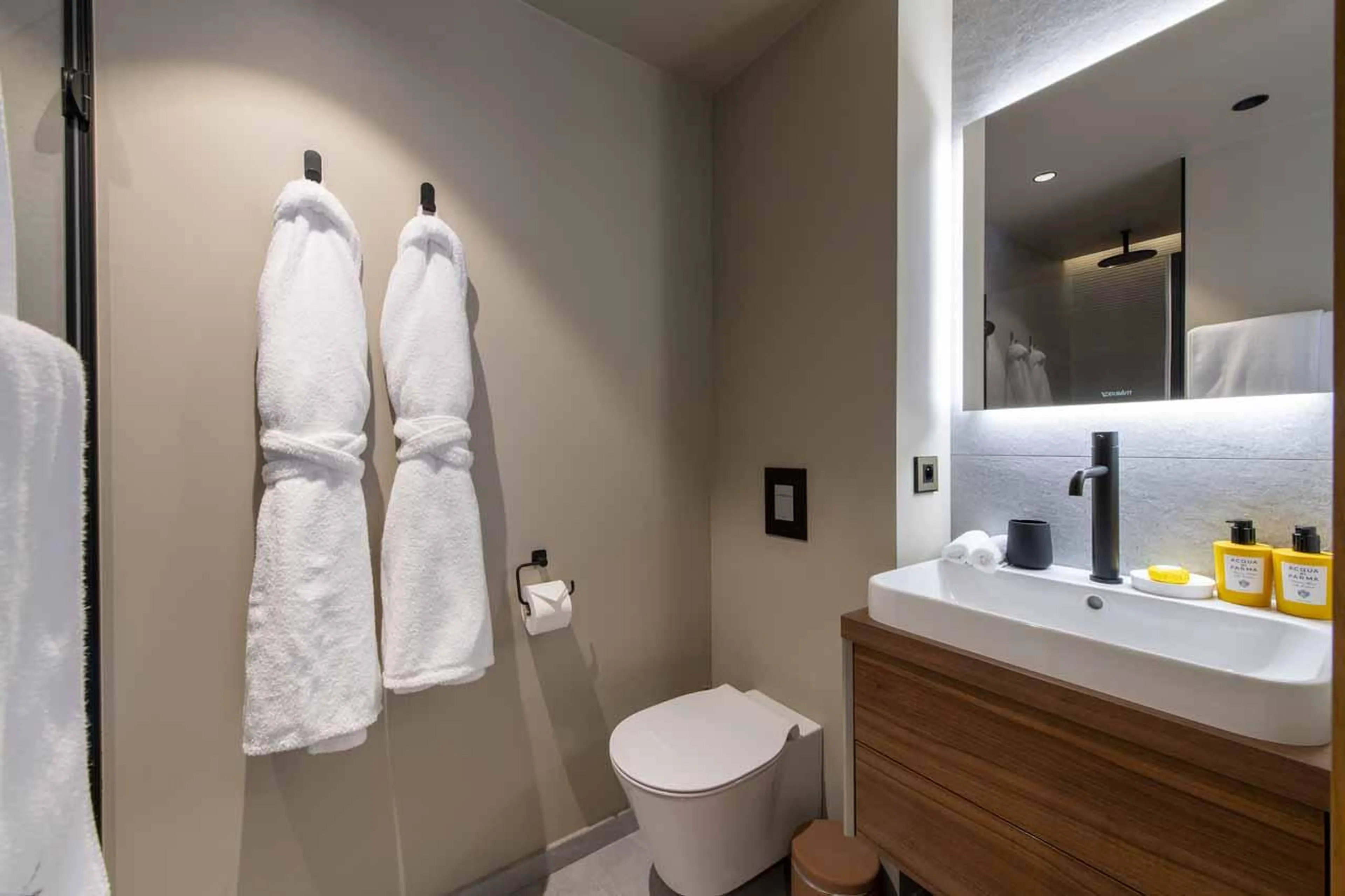 En-suite with WC and basin in Chalet Ascension, Courchevel 1650