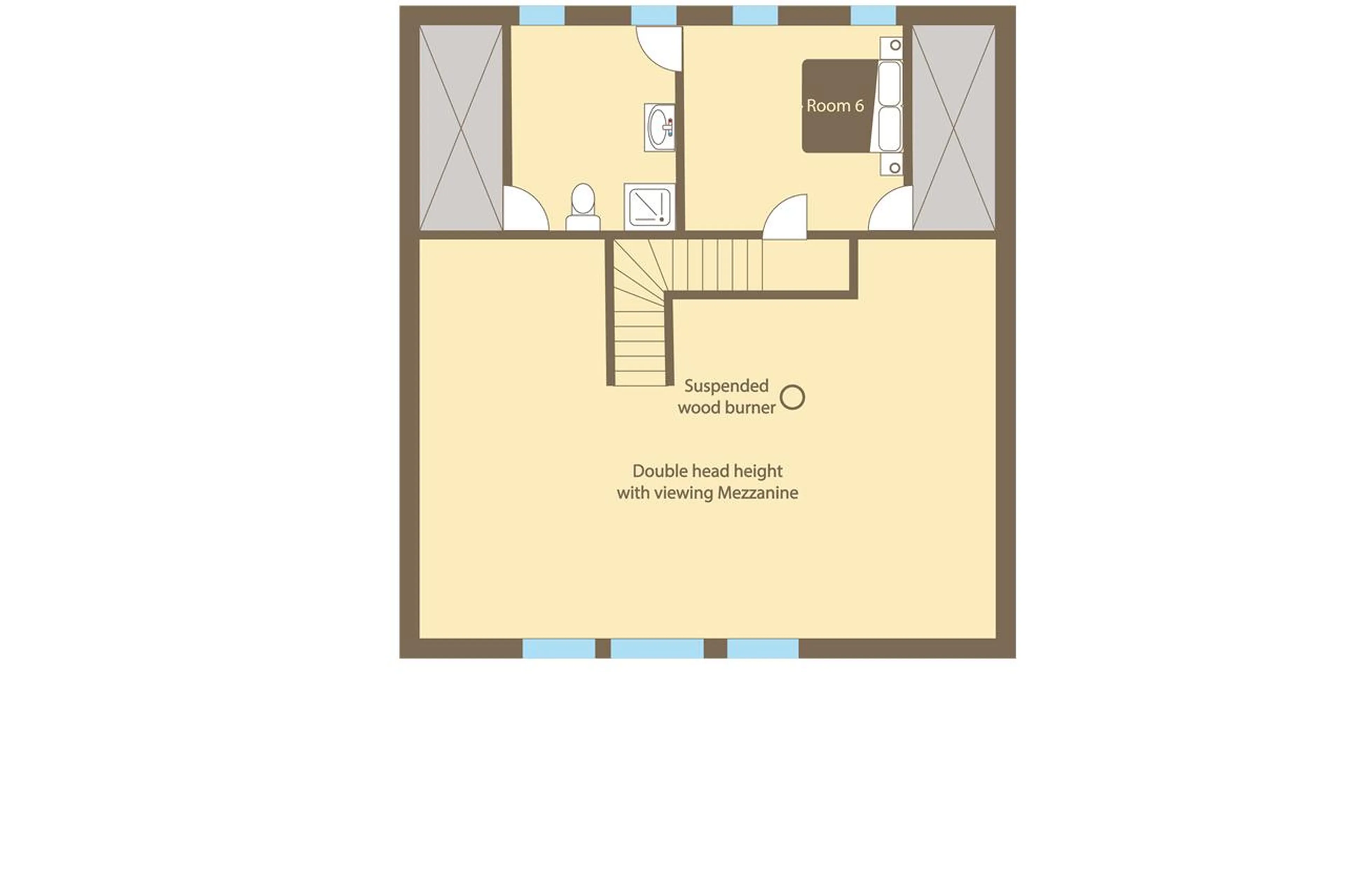 Level 3 floor plan of Chalet Asgard in Morzine