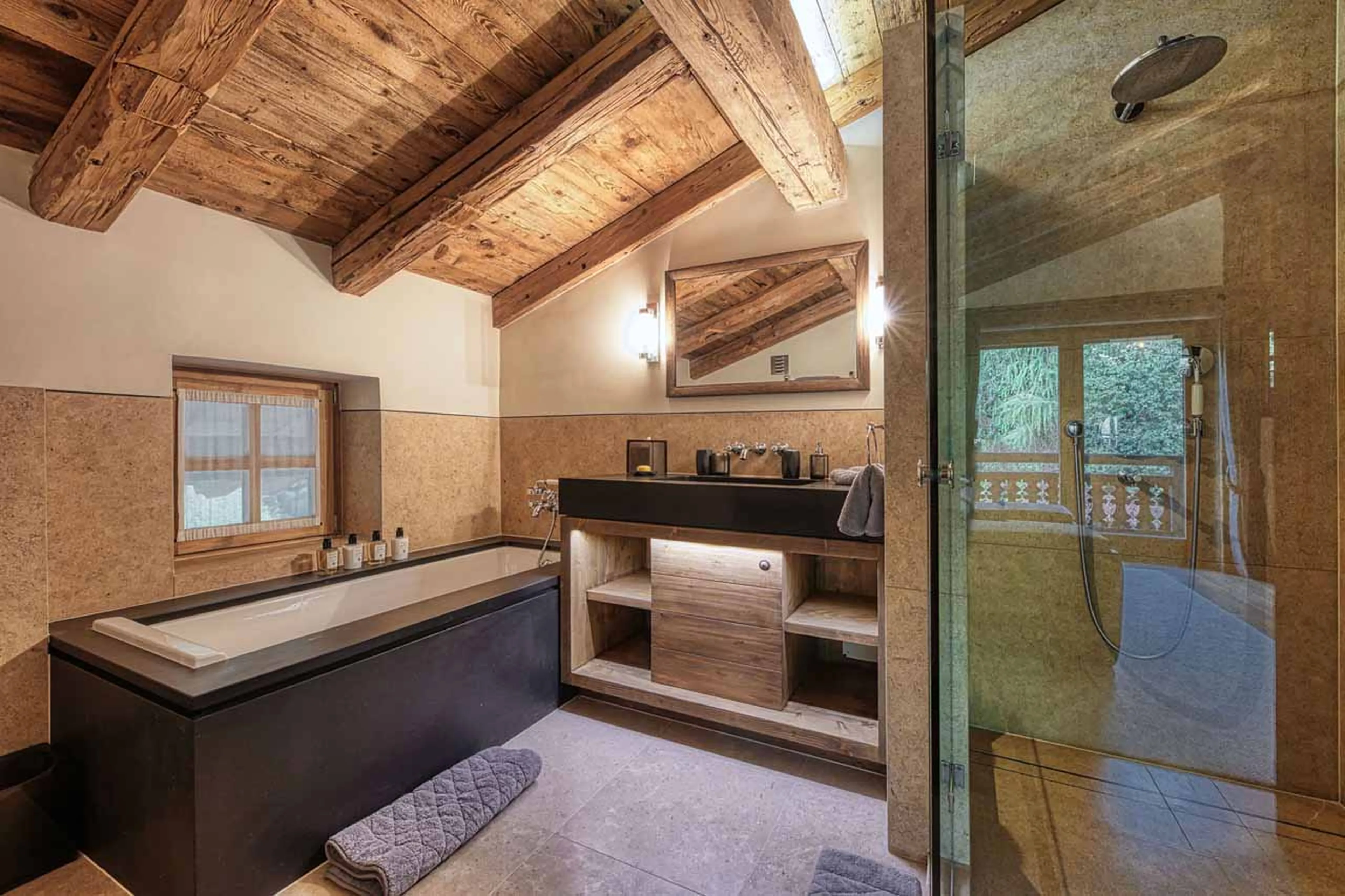 Bedroom 3 at Chalet Aspen in Megeve