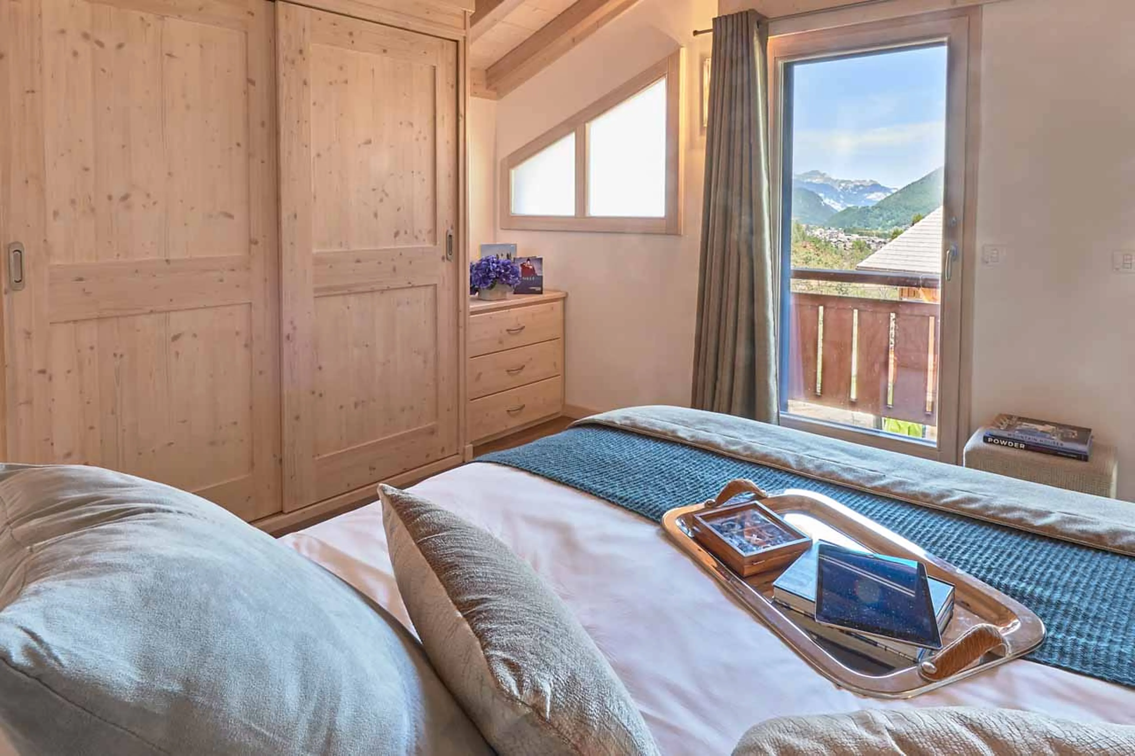 Access to balcony at Chalet Aubois in Morzine