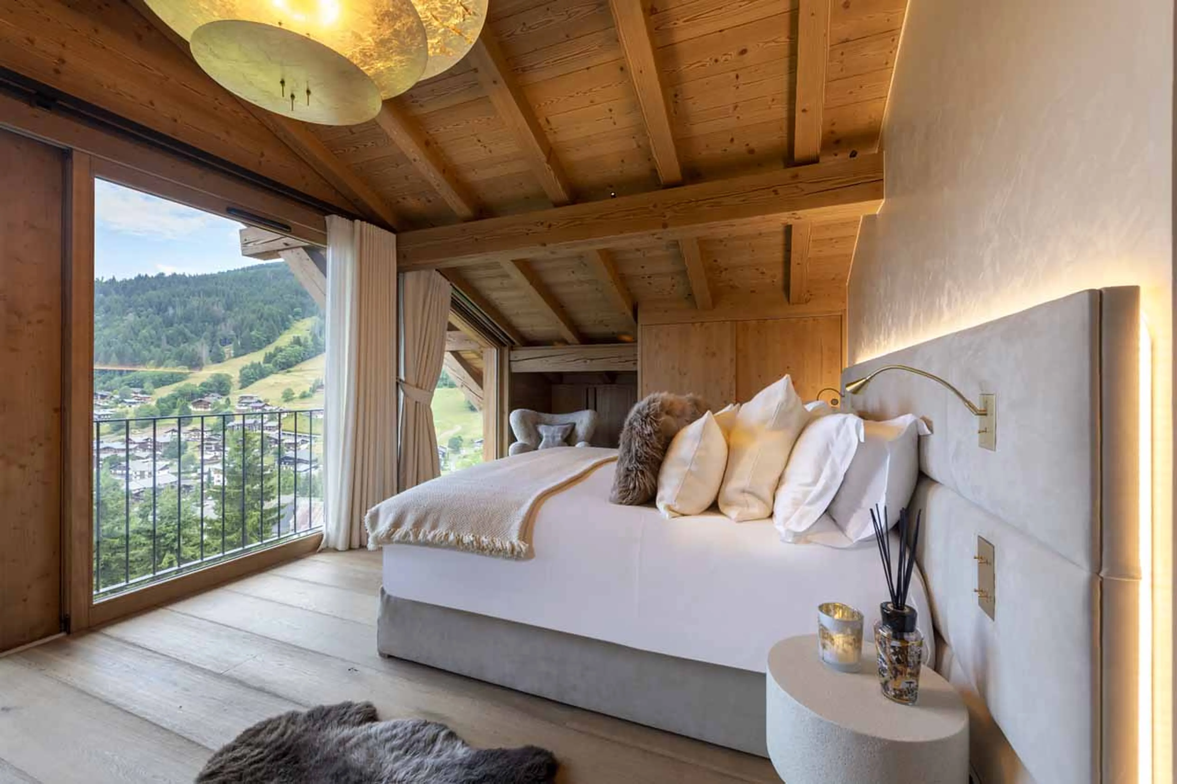 Bedroom 1 at Chalet Avalon in Les Gets