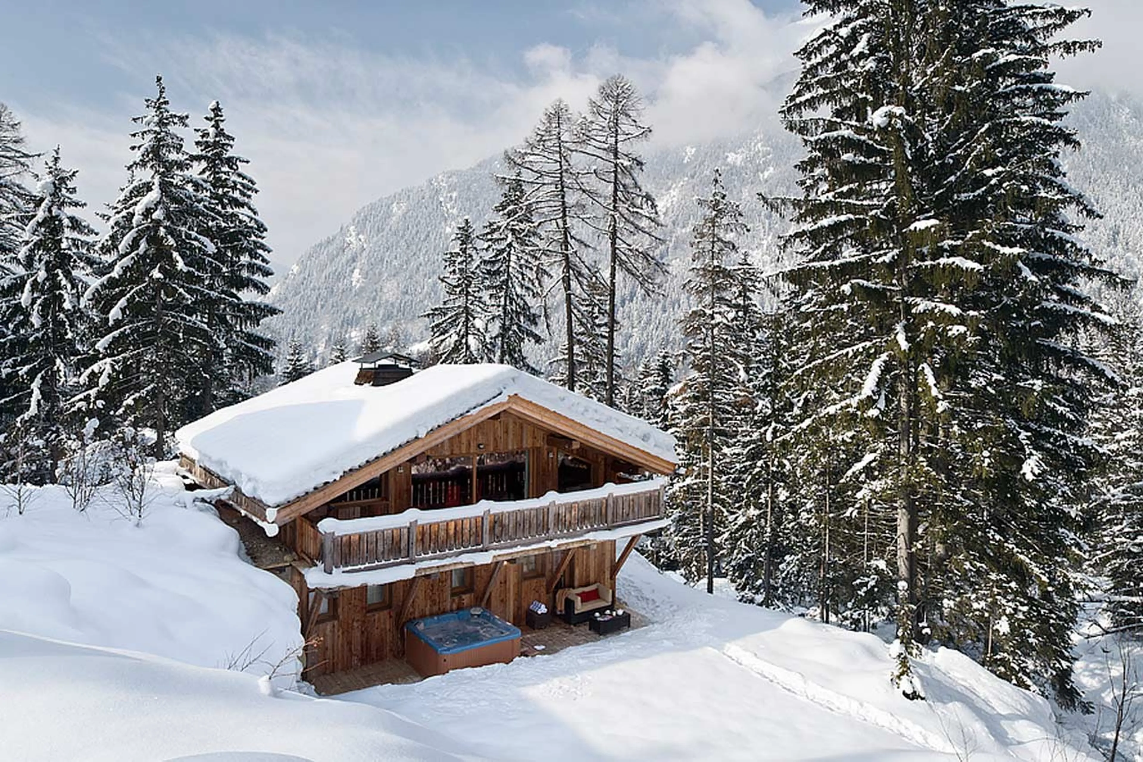 Exterior of Chalet Baby Bear in Chamonix