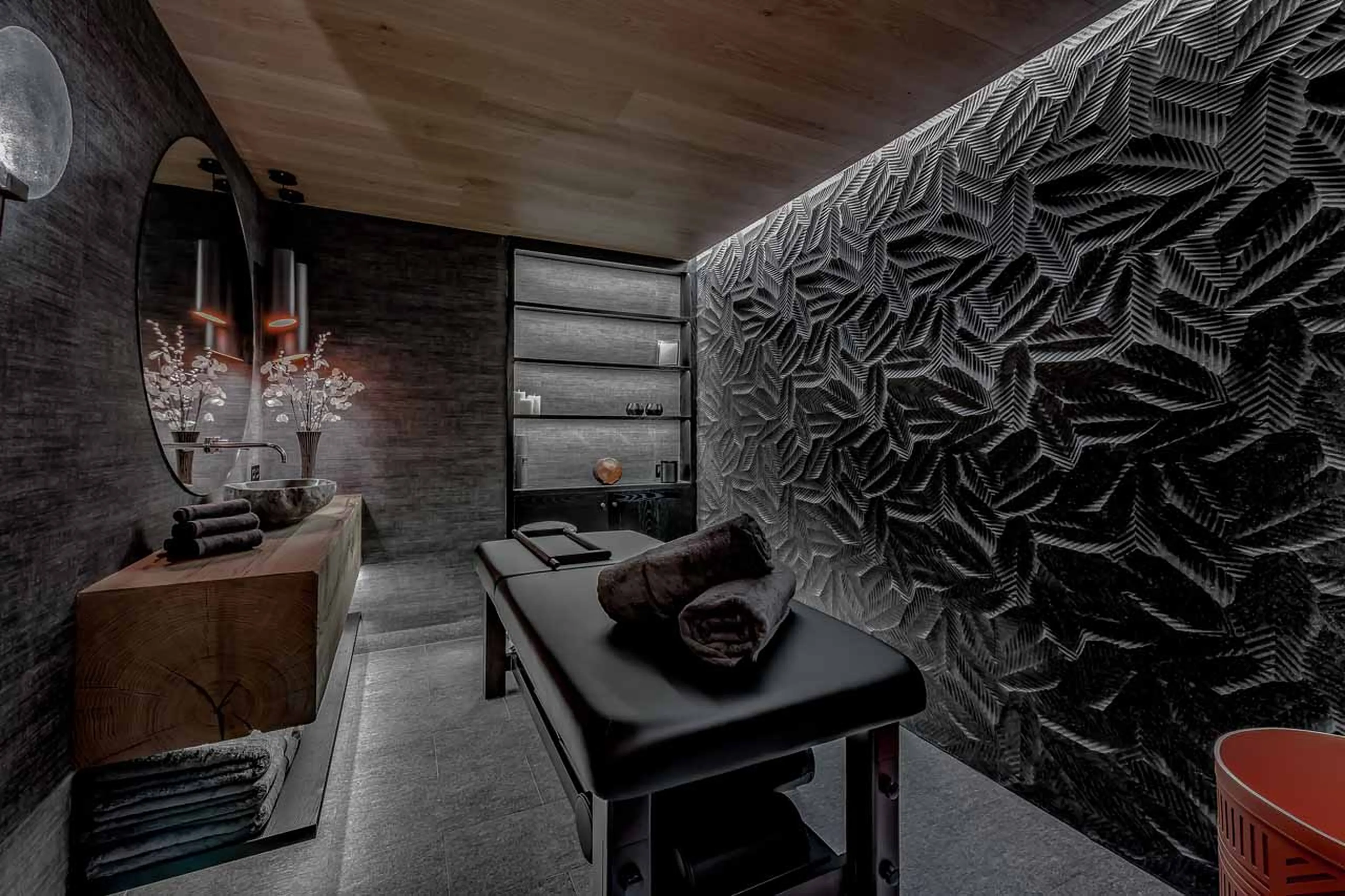 Massage room at Chalet Bacchus in Courchevel 1650