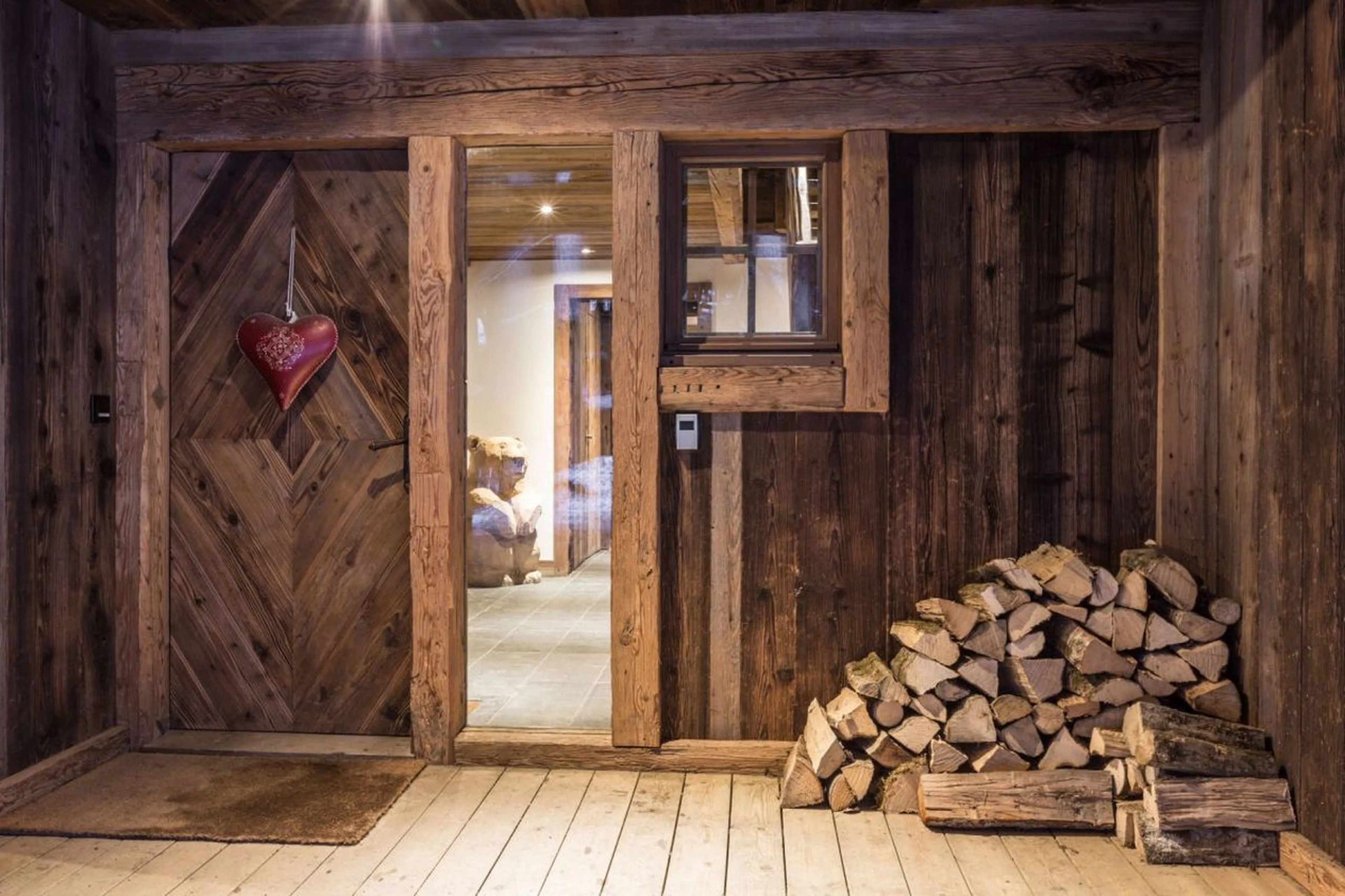 Entrance to Chalet Baloo in Chamonix