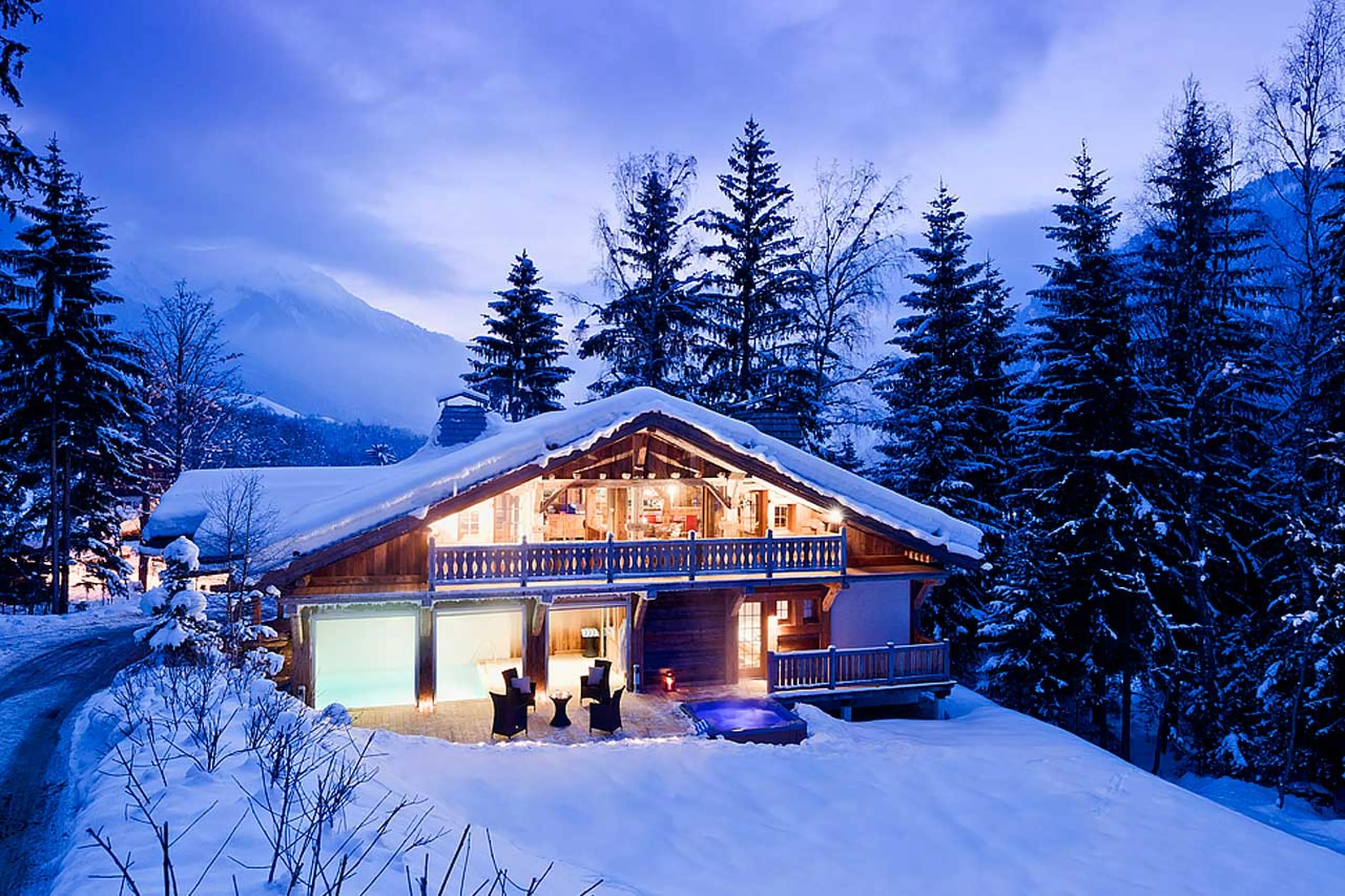 Exterior of Chalet Baloo in Chamonix