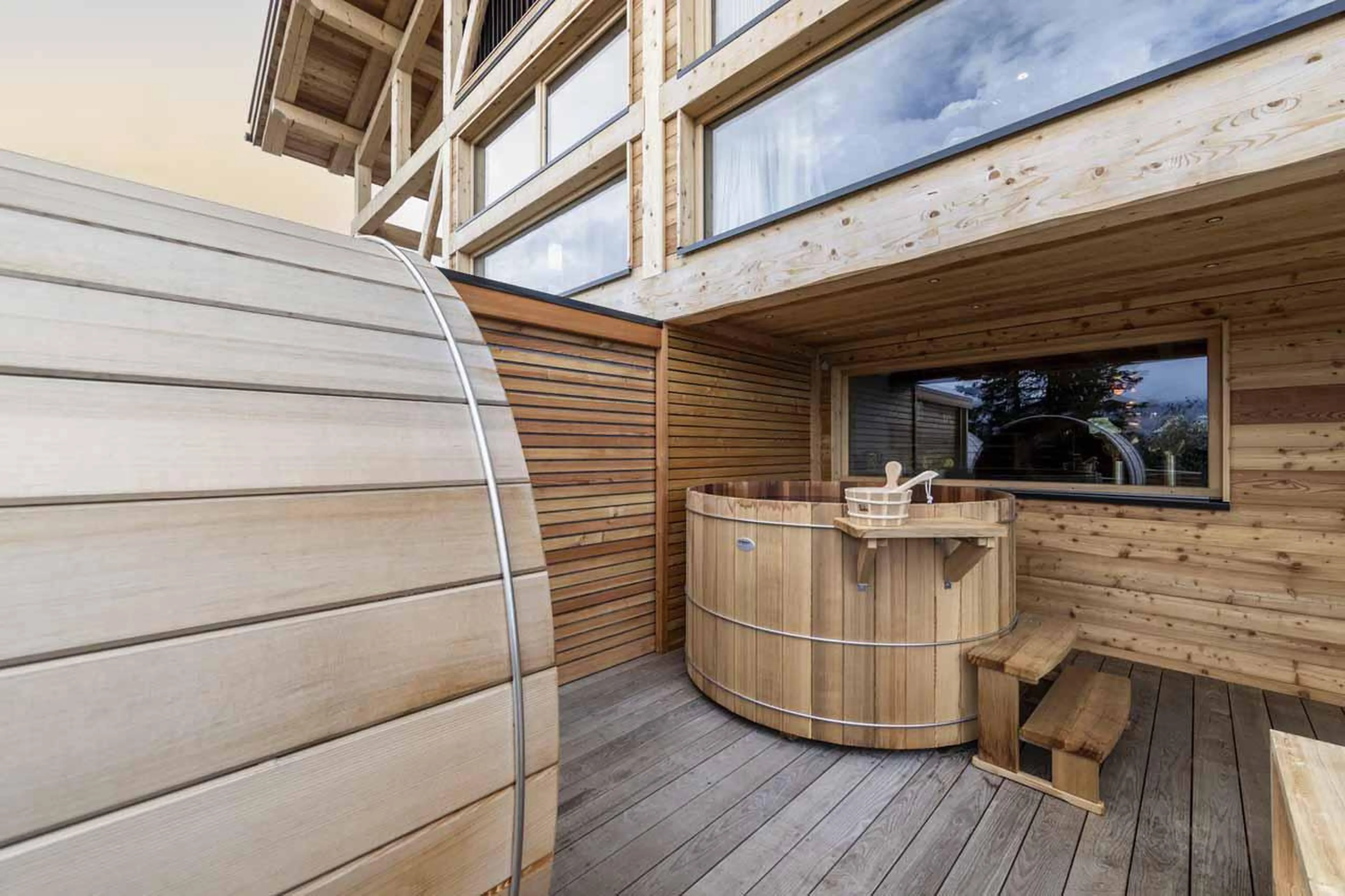 Nordic bath at Bela Vya 1, Les Arcs