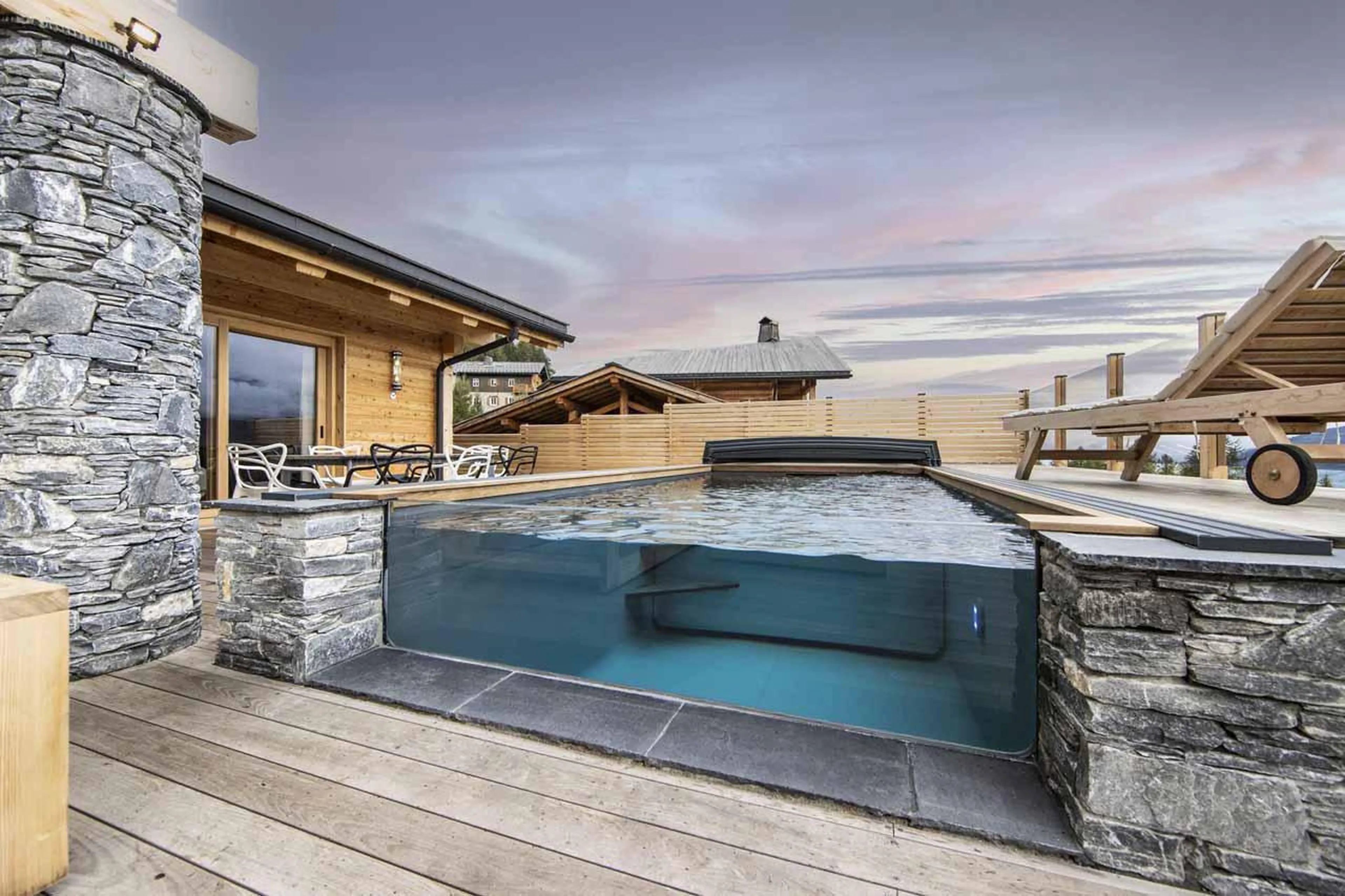 Pool at Chalet Bela Vya 2 in Les Arcs