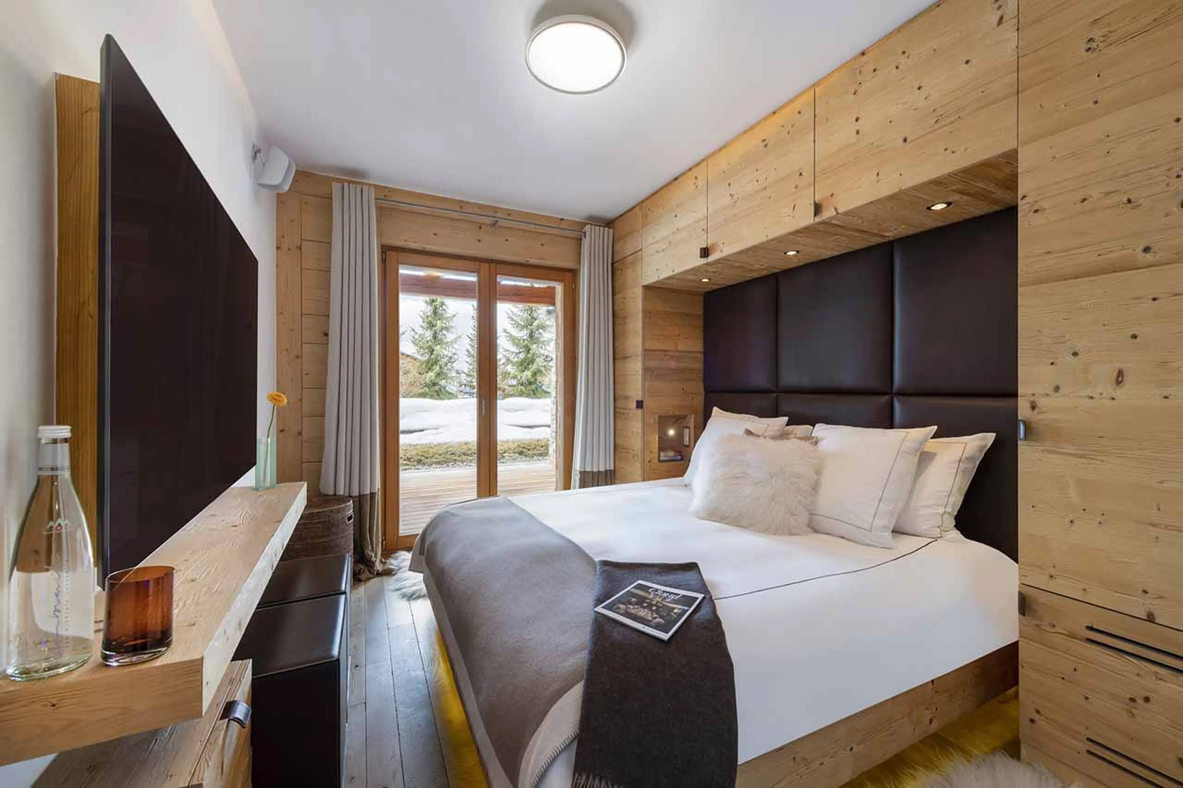 Bedroom three at Chalet Belle Claire in Verbier