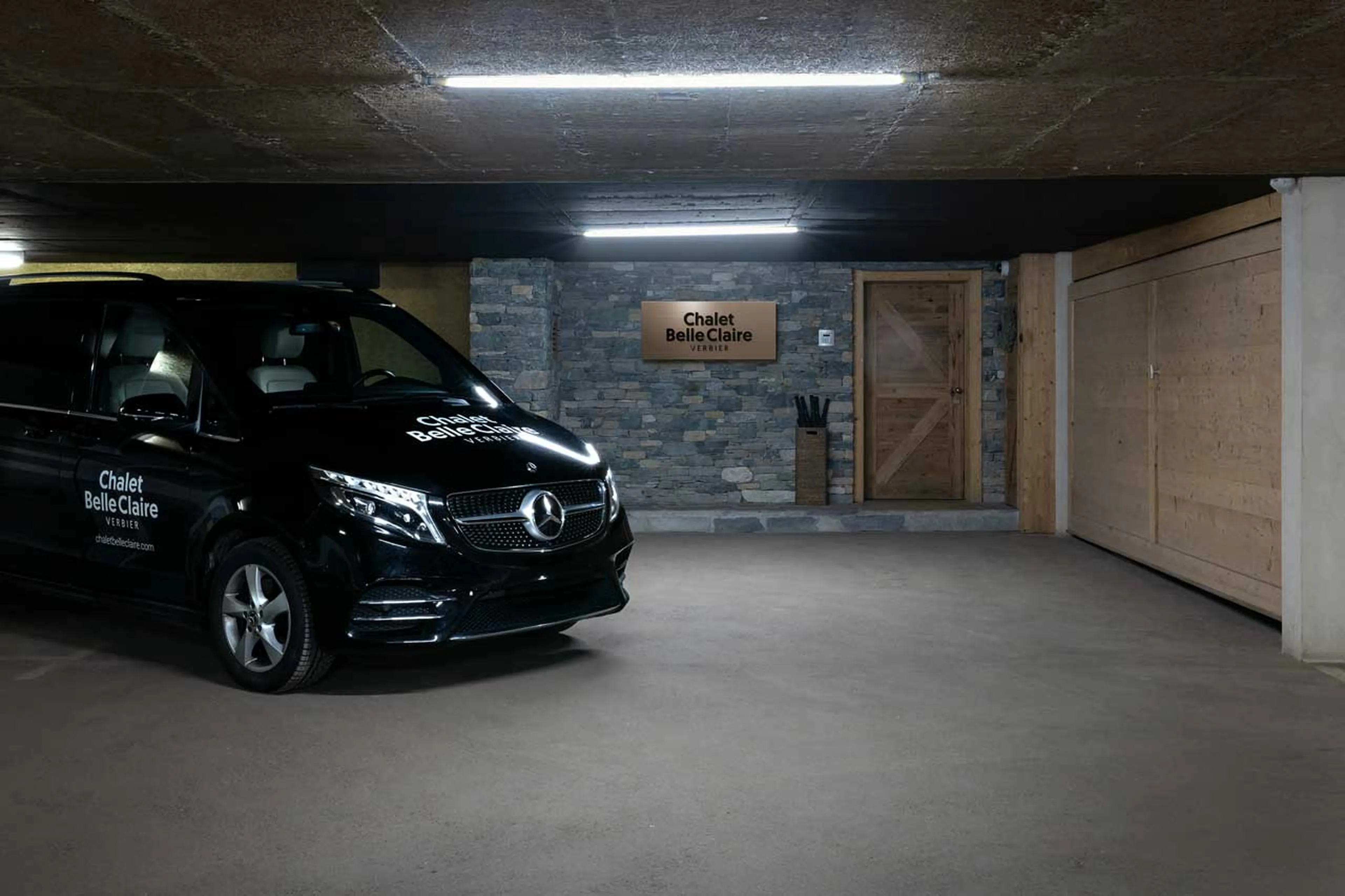 Garage at Chalet Belle Claire in Verbier