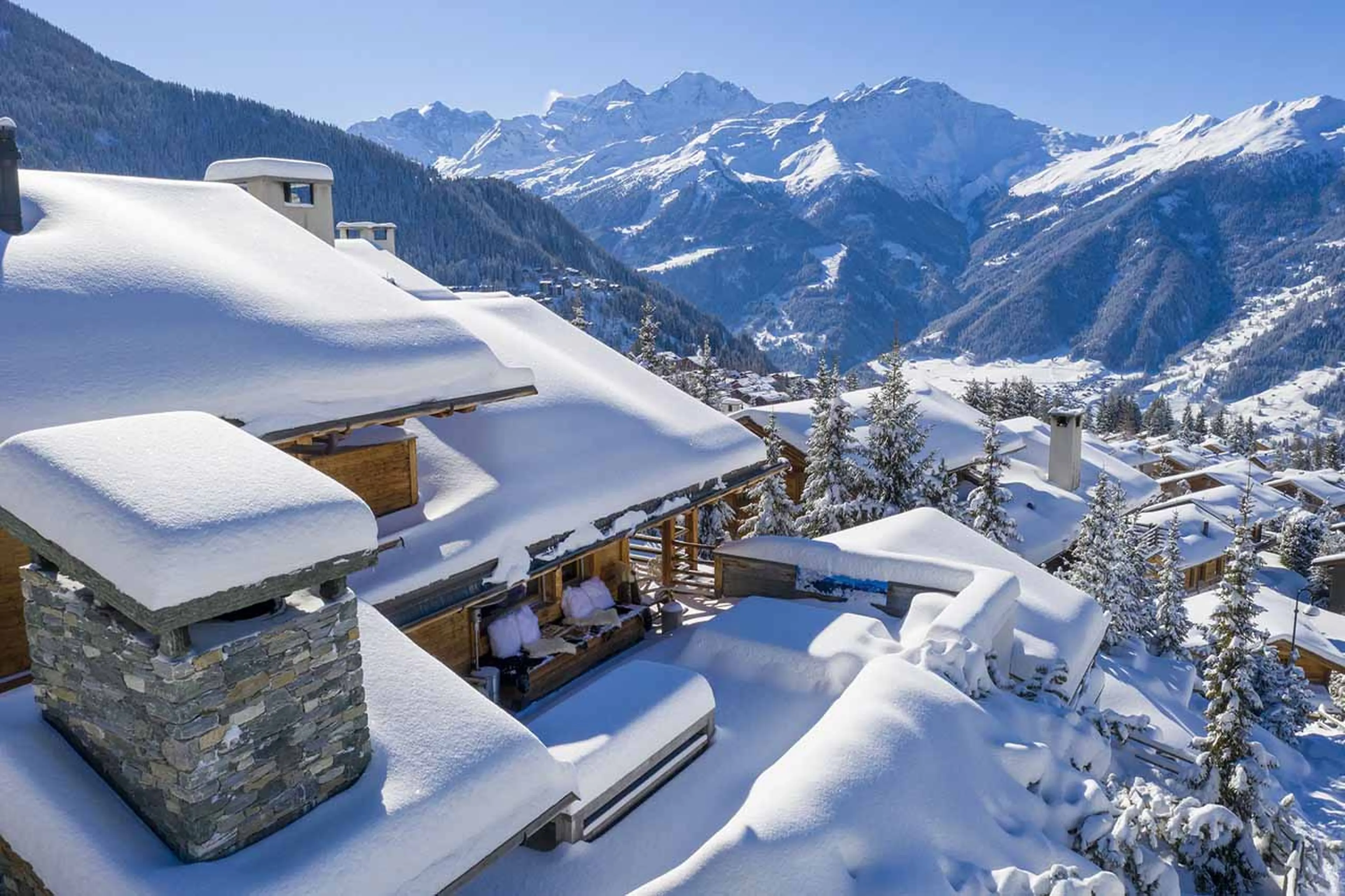 Exterior of Chalet Belle Claire in Verbier