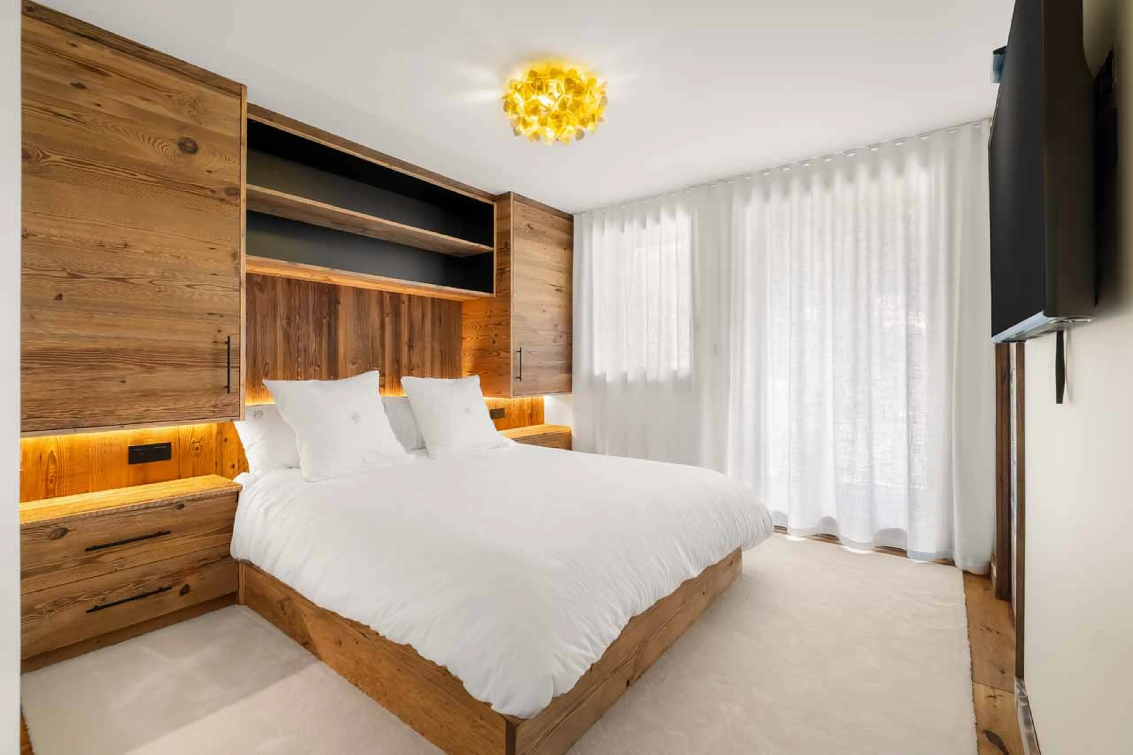Bedroom 3 at Chalet Bellezza in Megeve