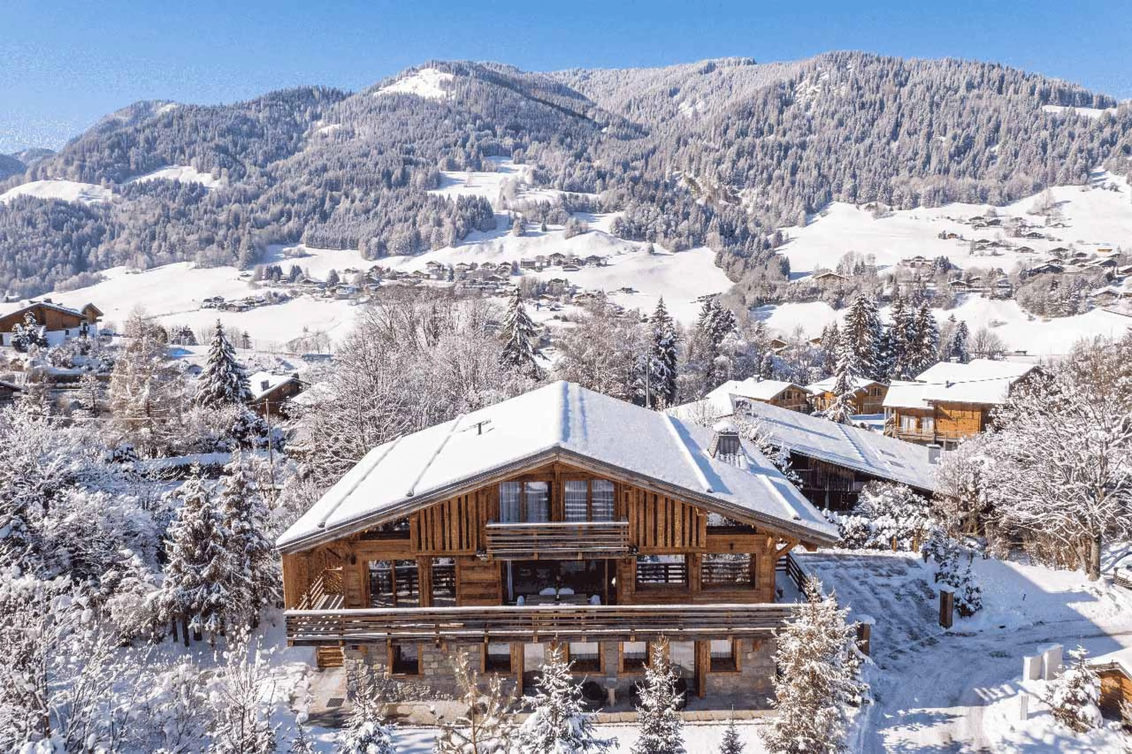 Exterior at Chalet Bellezza in Megeve