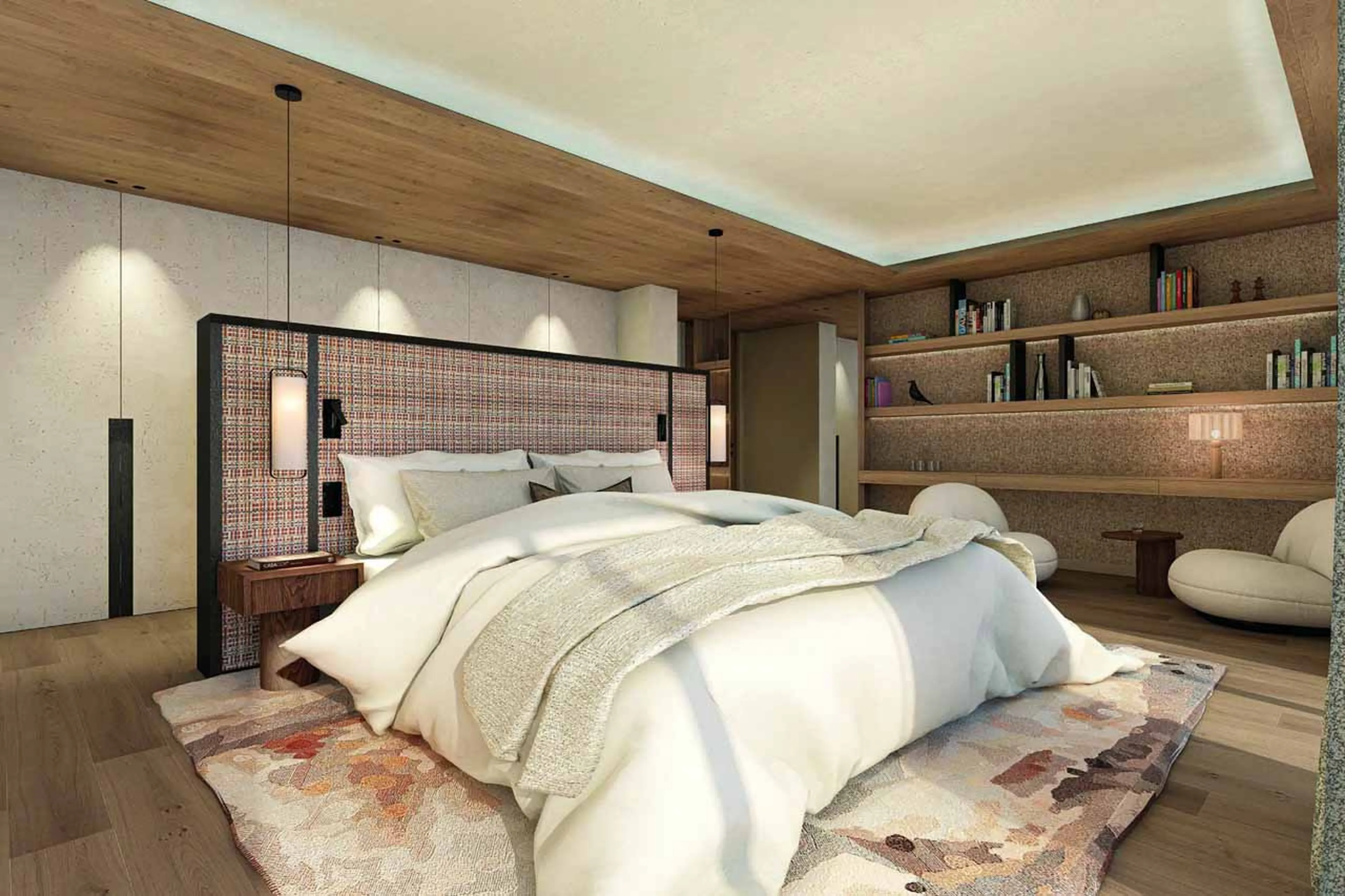 Bedroom 1 at Chalet Belrio in Courchevel 1550