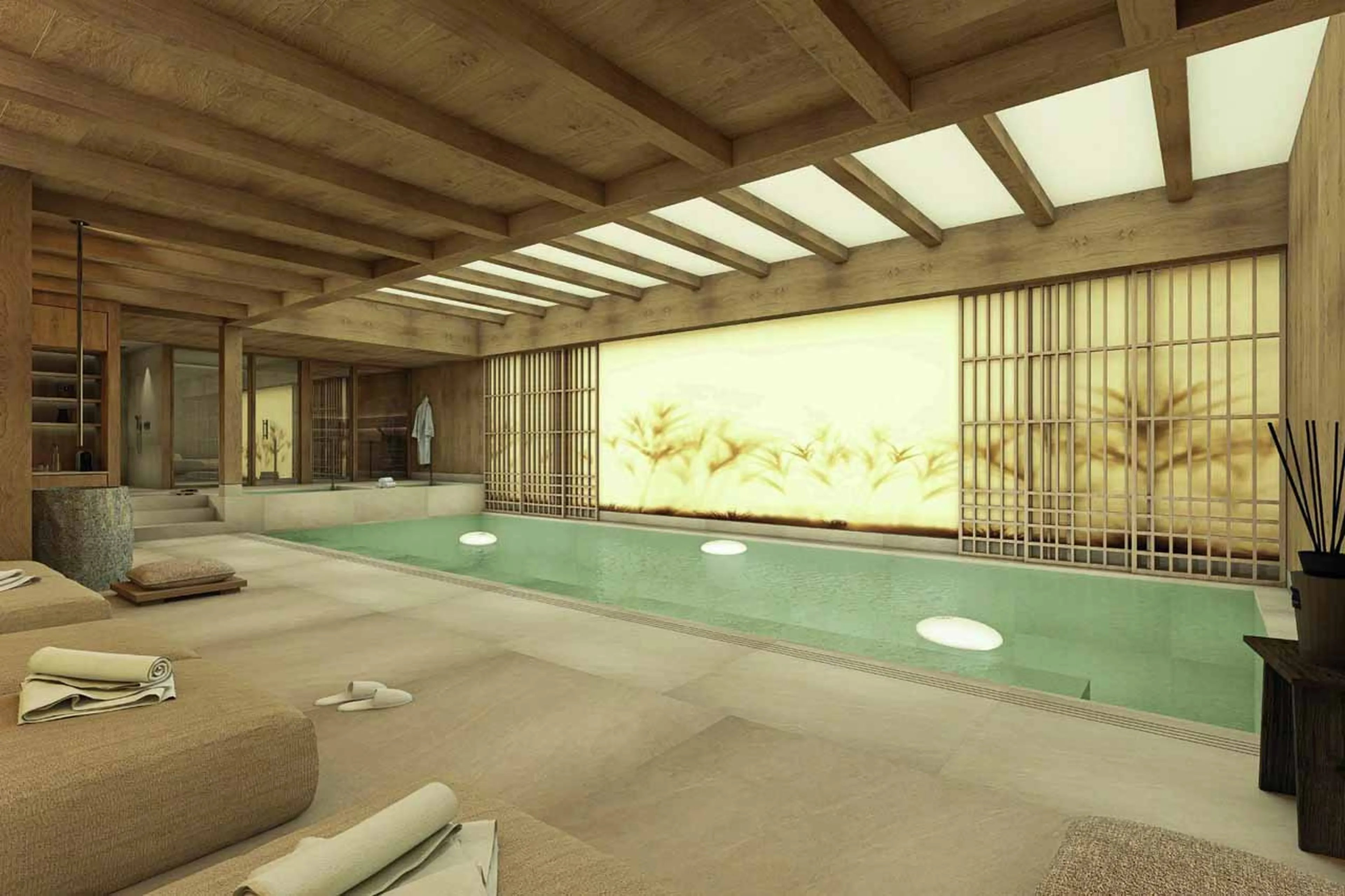 Spa pool at Chalet Belrio in Courchevel 1550