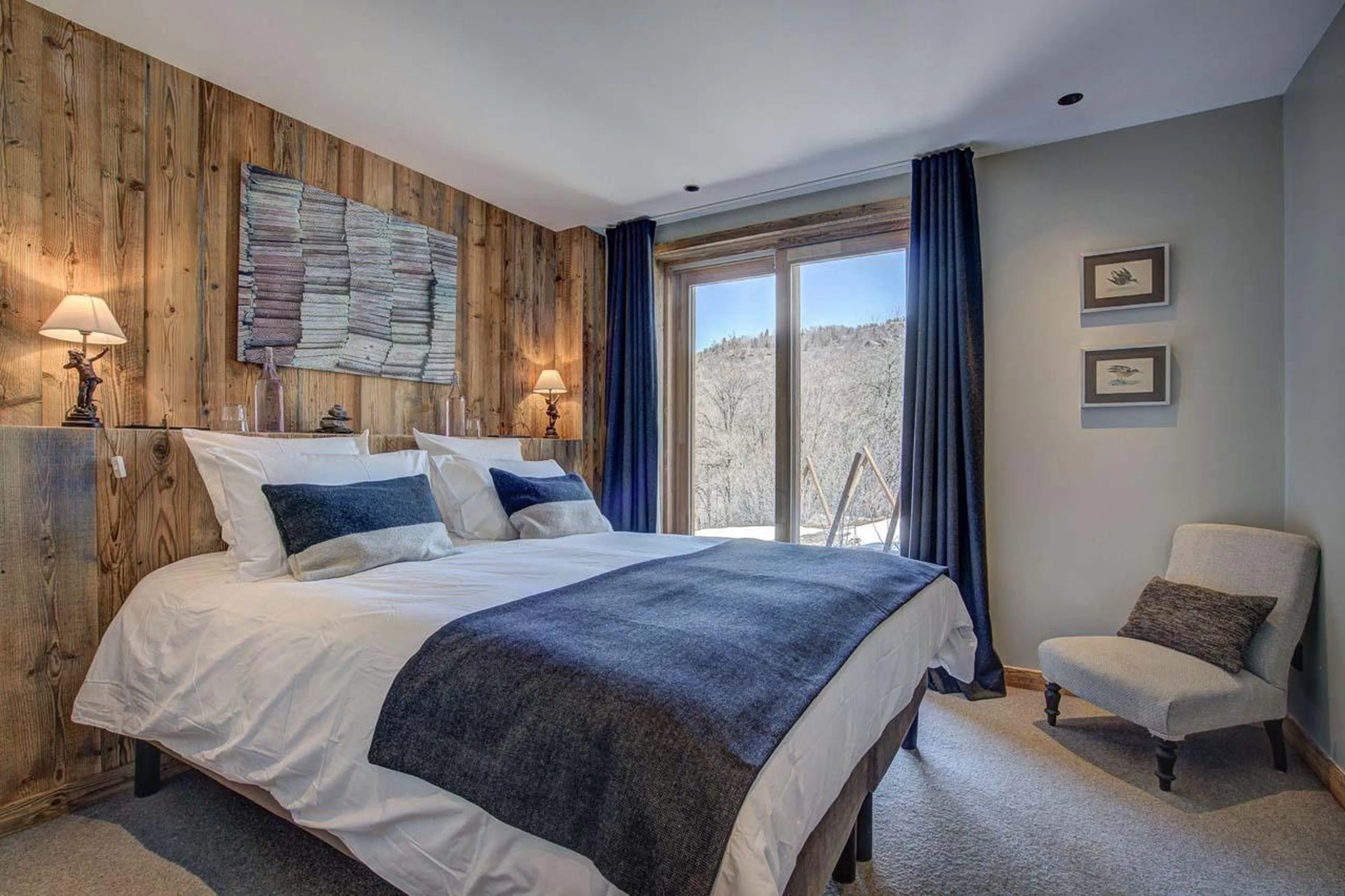 Bedroom two at Chalet Bergeronnette in Meribel