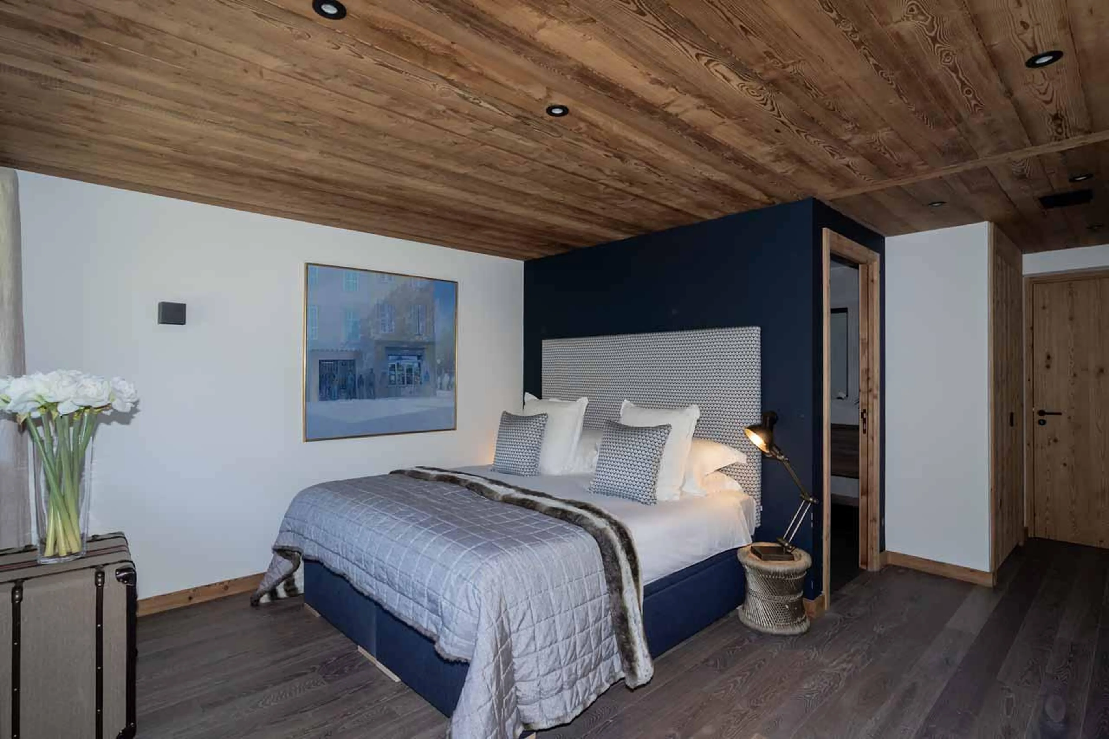 Bedroom three at Chalet Berlioz in Meribel