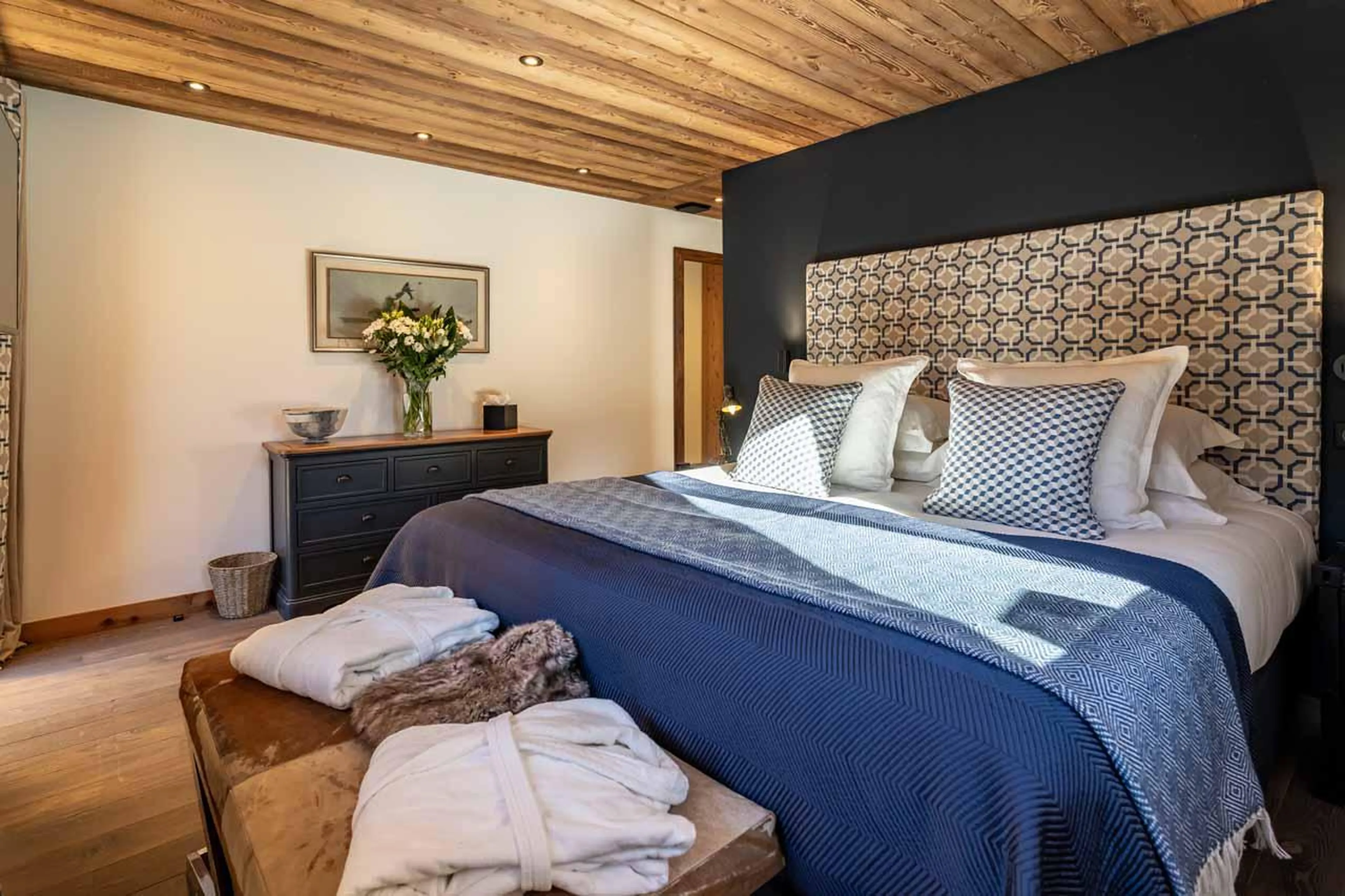 Bedroom two at Chalet Berlioz in Meribel