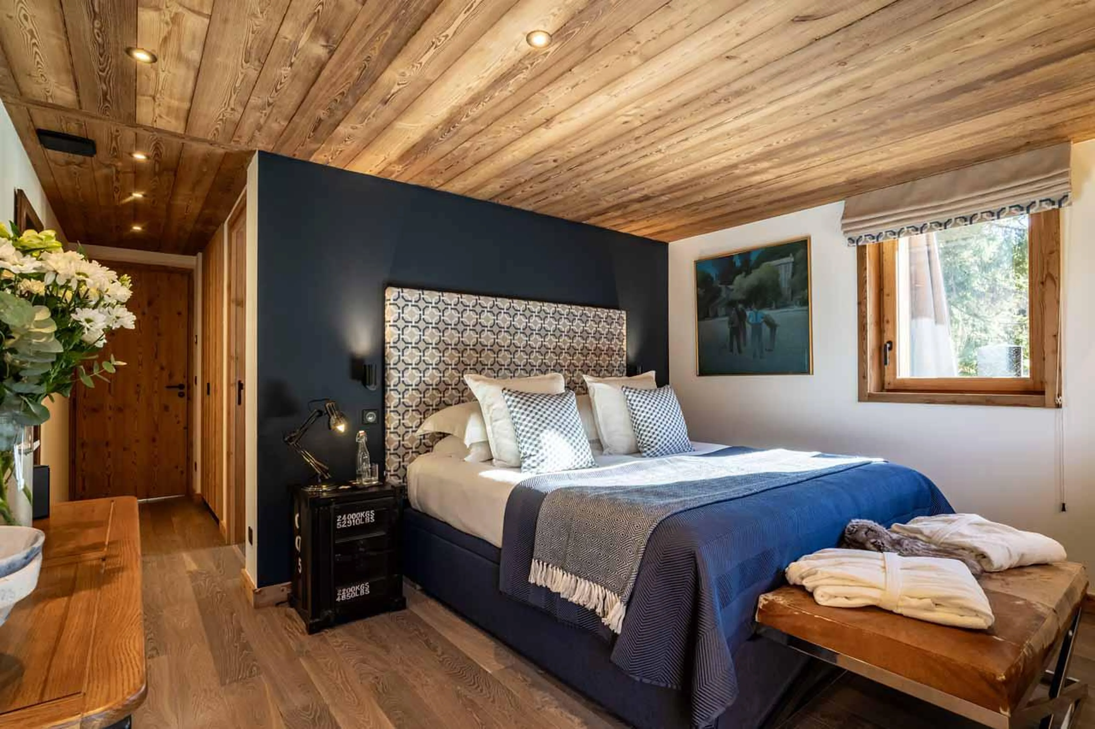Bedroom two at Chalet Berlioz in Meribel
