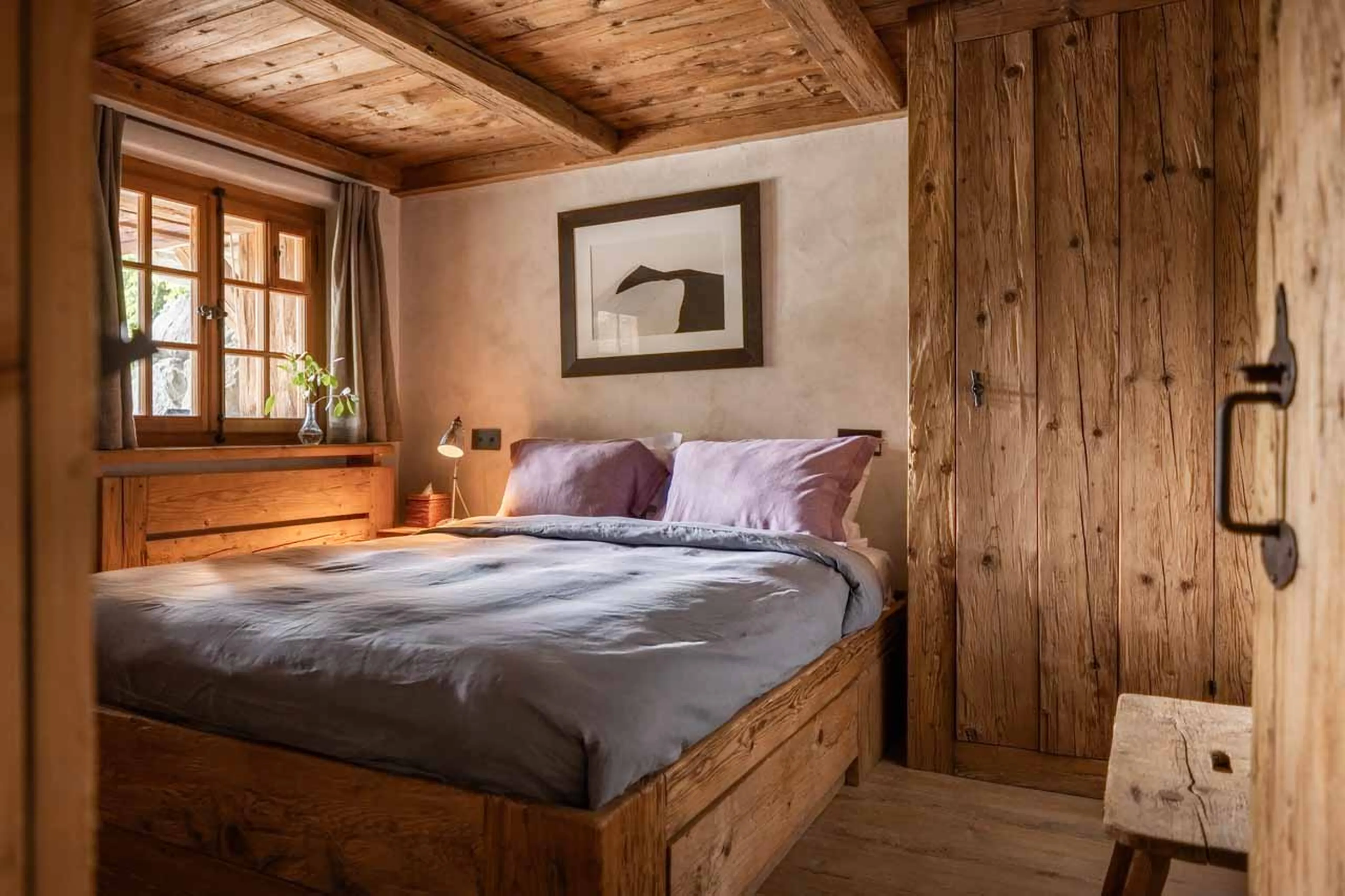 Bedroom two at Chalet Bibi in Verbier