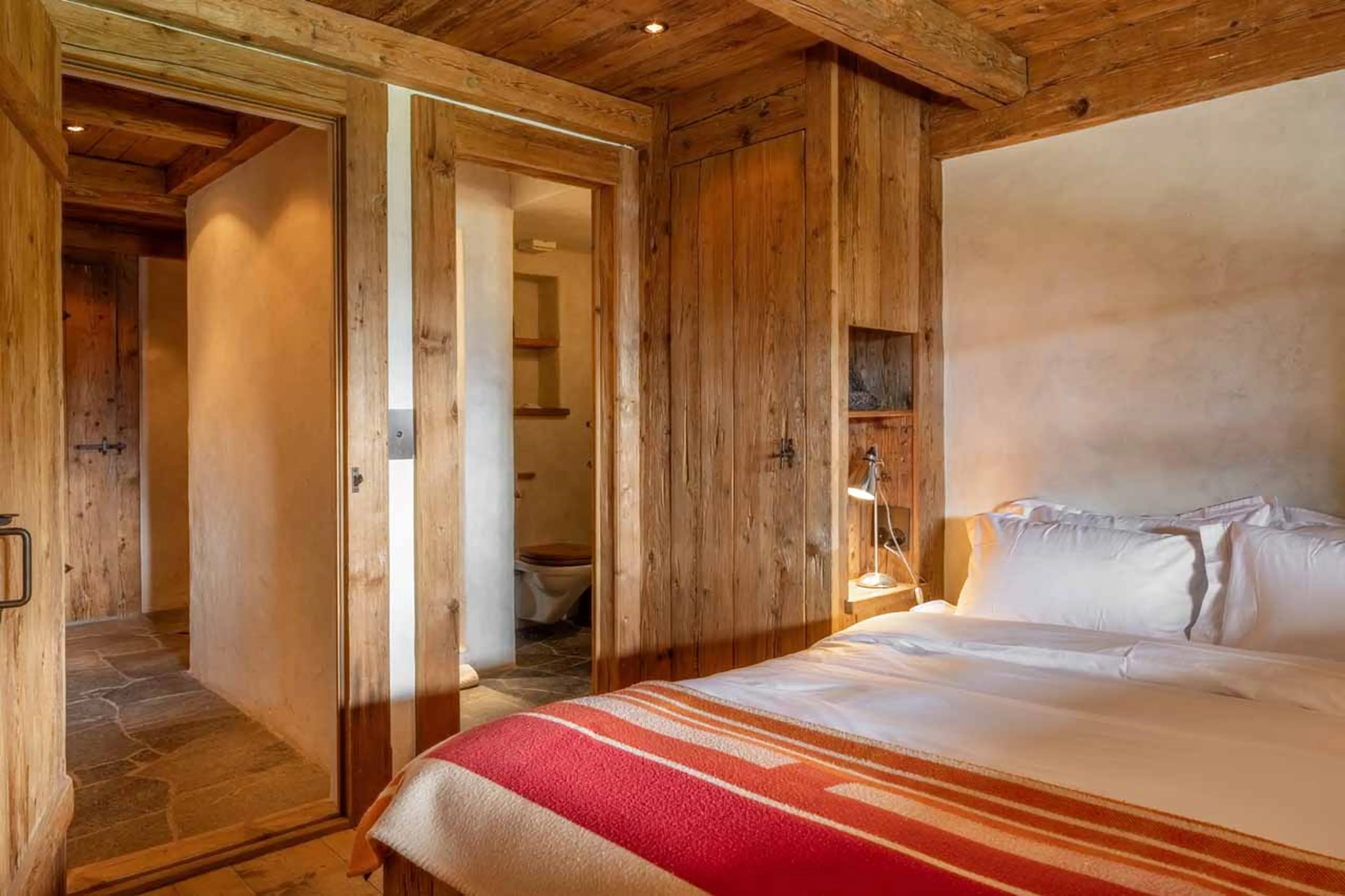 Bedroom three at Chalet Bibi in Verbier
