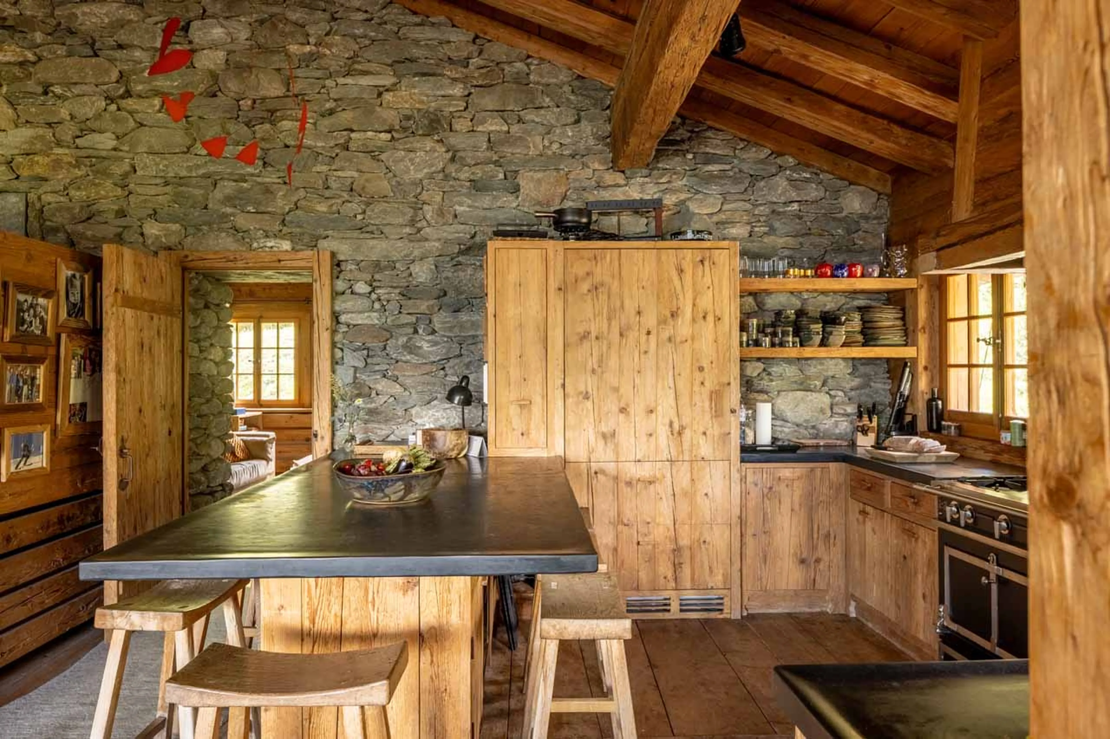Kitchen at Chalet Bibi in Verbier